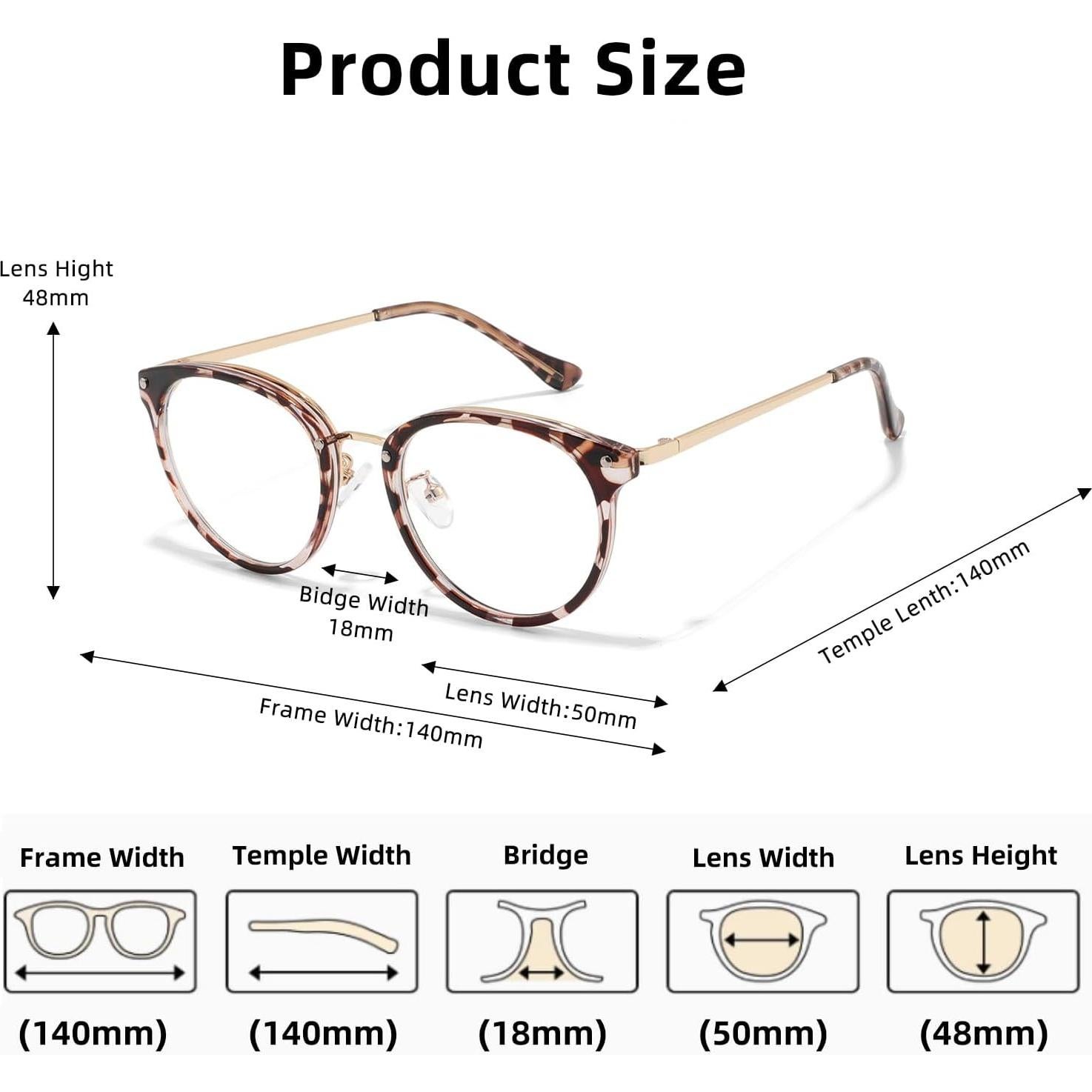 Gafas bloqueadoras de luz azul KUKU VISION GL2020 para mujeres