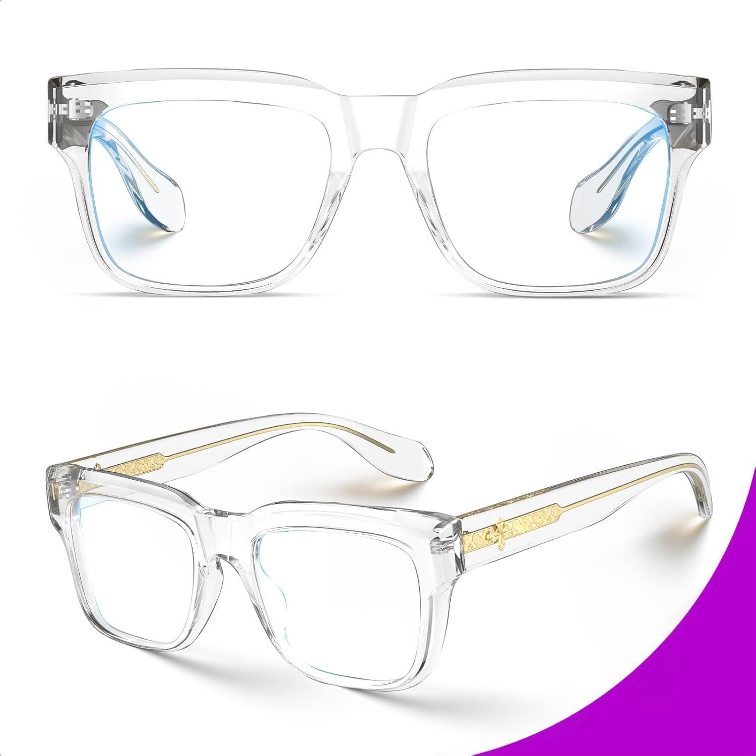 Gafas de Bloqueo de Luz Azul VISOONE TR90 Randi Upg Transparentes