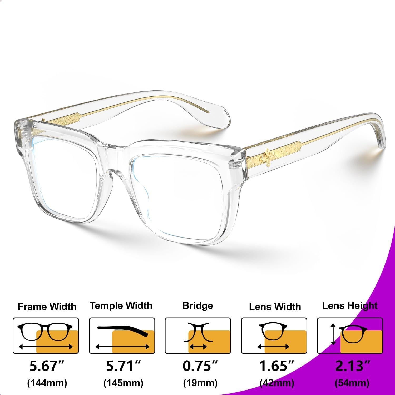 Gafas de Bloqueo de Luz Azul VISOONE TR90 Randi Upg Transparentes