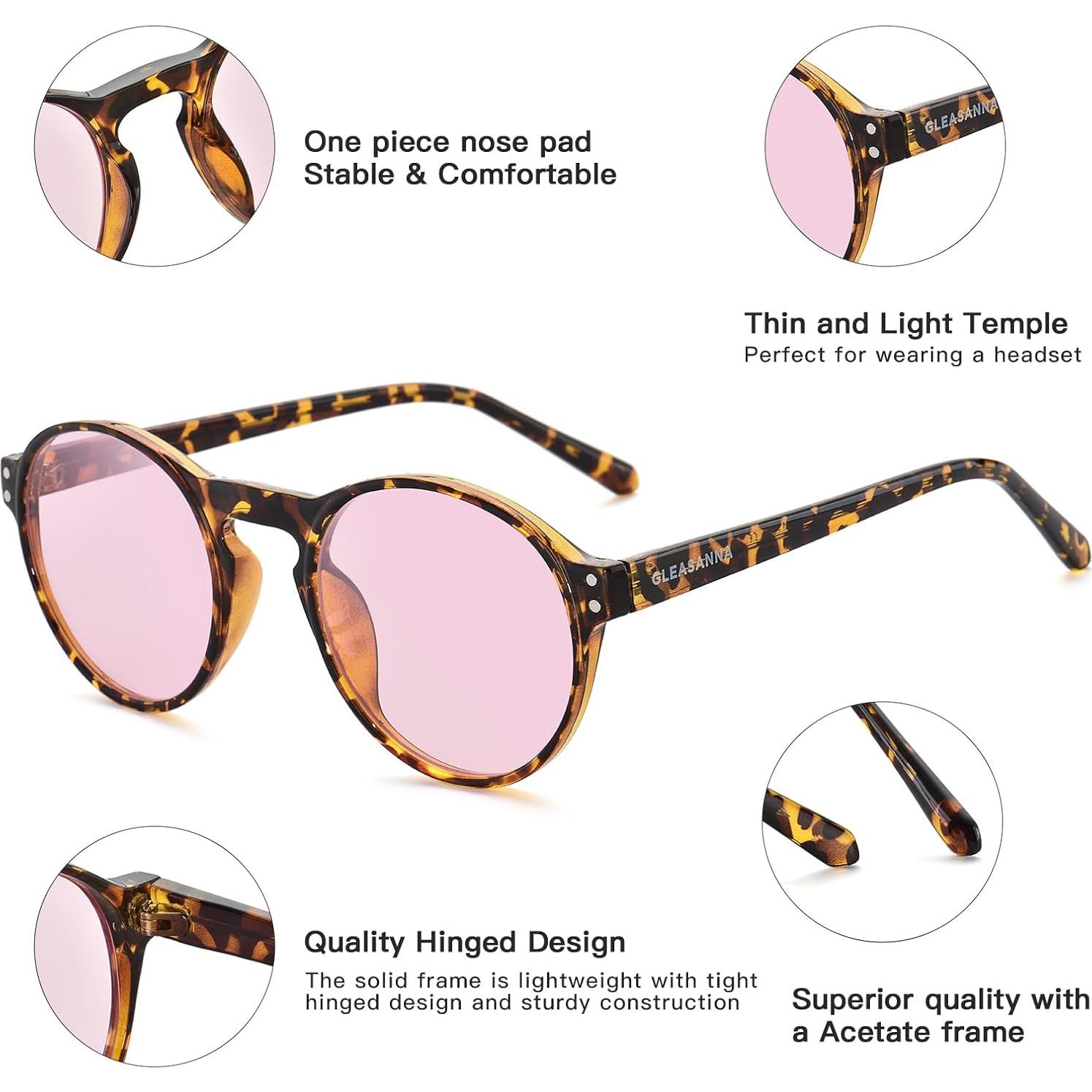 Gafas de Luz Azul GLEASANNA para Mujer - Protección UV420 y Anti Fatiga