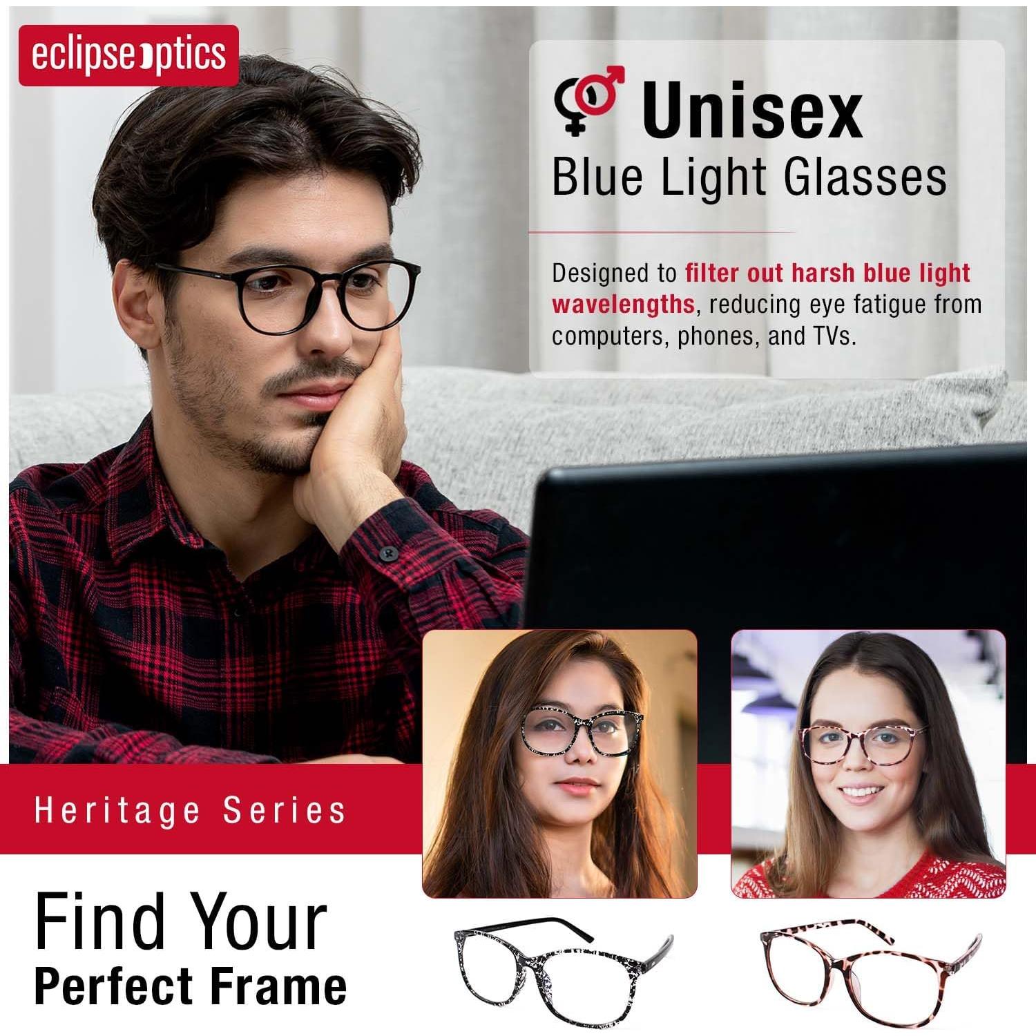 Gafas de Luz Azul Eclipse Optics para Mujeres - Protección Ocular