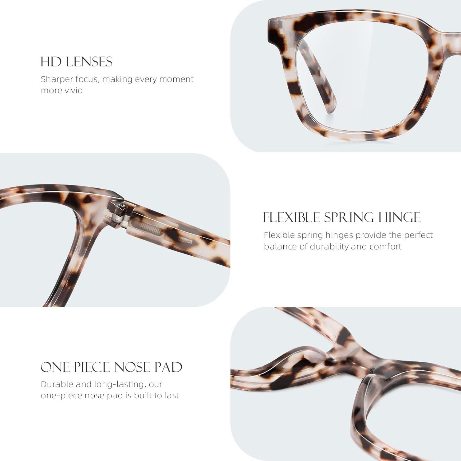 Gafas de lectura AIMISUV con bloqueo de luz azul 3.0x