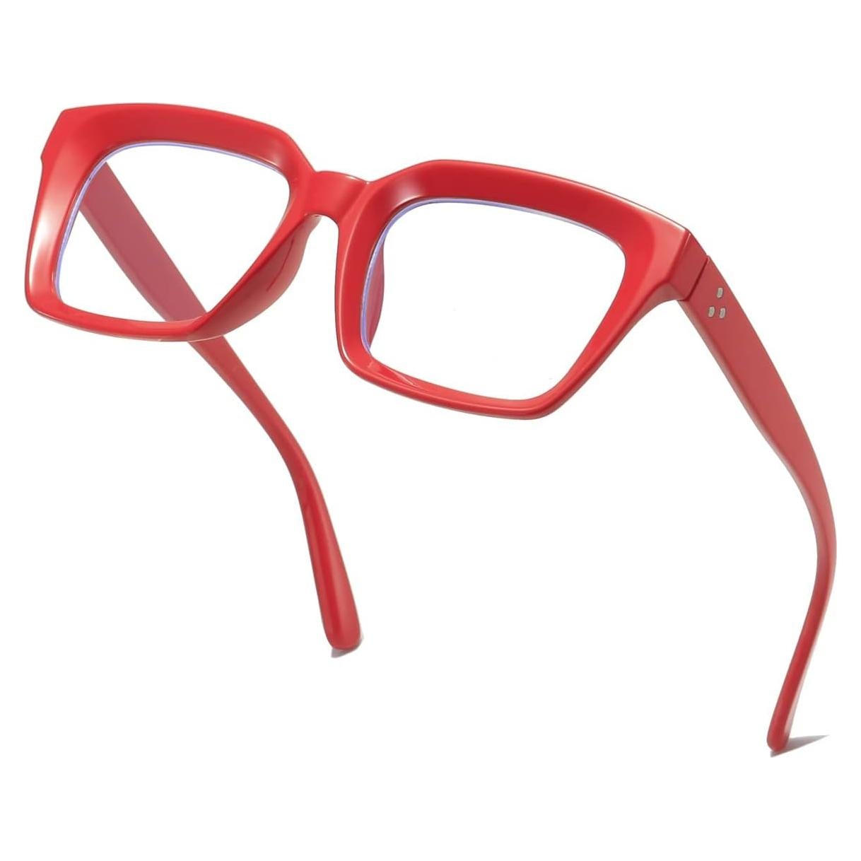 Gafas Aisswzber Bloqueo Luz Azul Unisex Rojo 2105