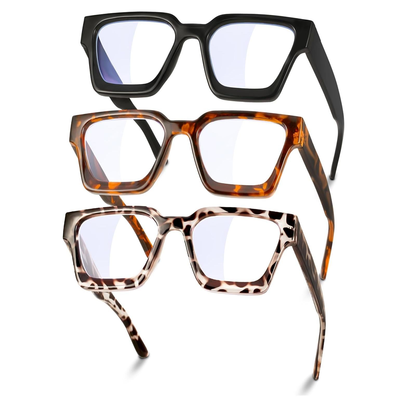 Gafas de bloqueo luz azul YDAOWKN gran tamaño mujer 54mm