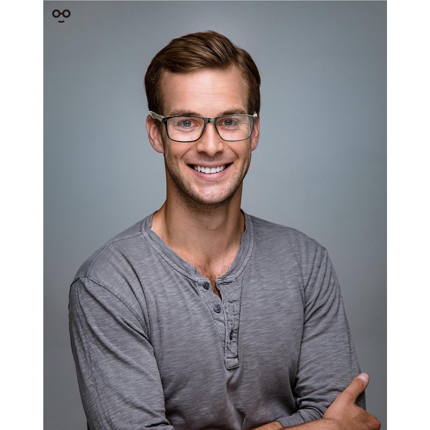 Paquete de 4 Gafas de Lectura JOLISU con Bloqueo Luz Azul 1.25x