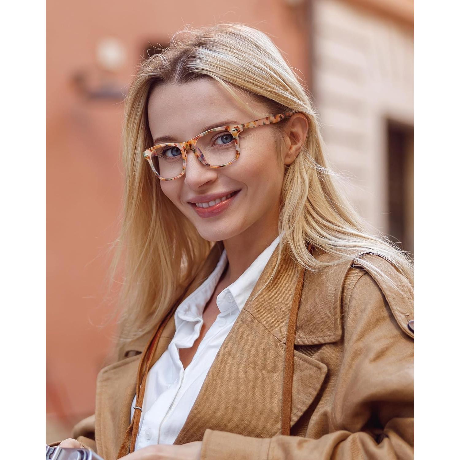 Paquete de 5 Gafas de Lectura Anti-Luz Azul 2.5x Unisex