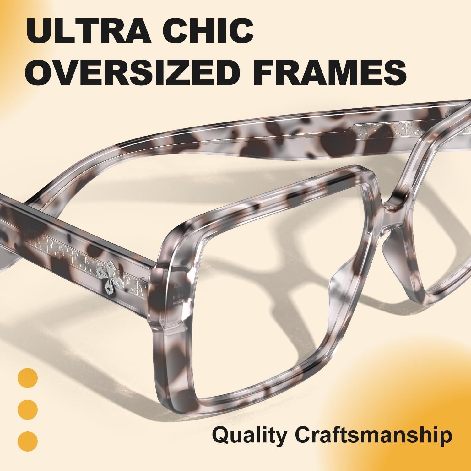 Gafas de Bloqueo de Luz Azul VISOONE Harvard Oversized TR90