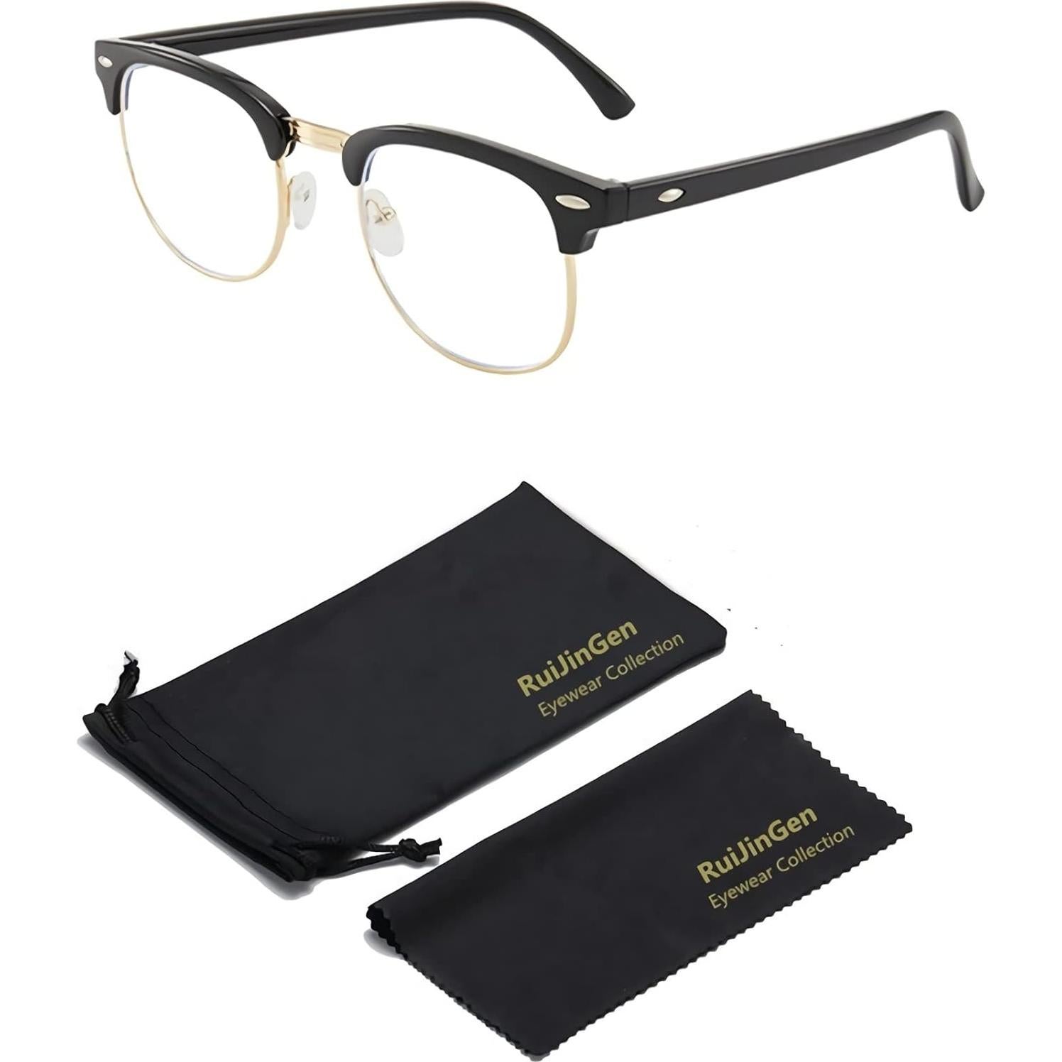 Gafas de Bloqueo de Luz Azul J47 Semi Sin Montura