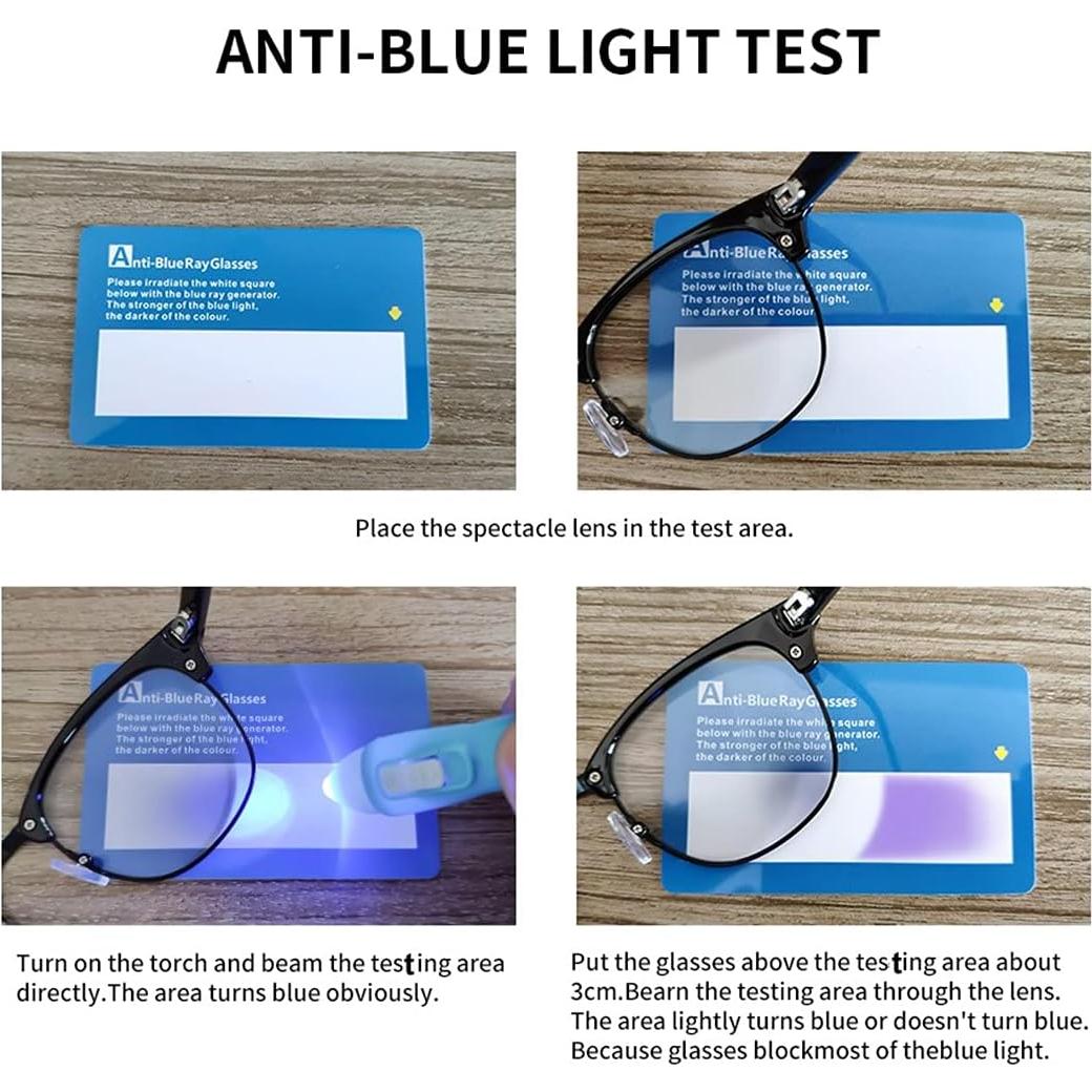 Gafas de Bloqueo de Luz Azul J47 Semi Sin Montura