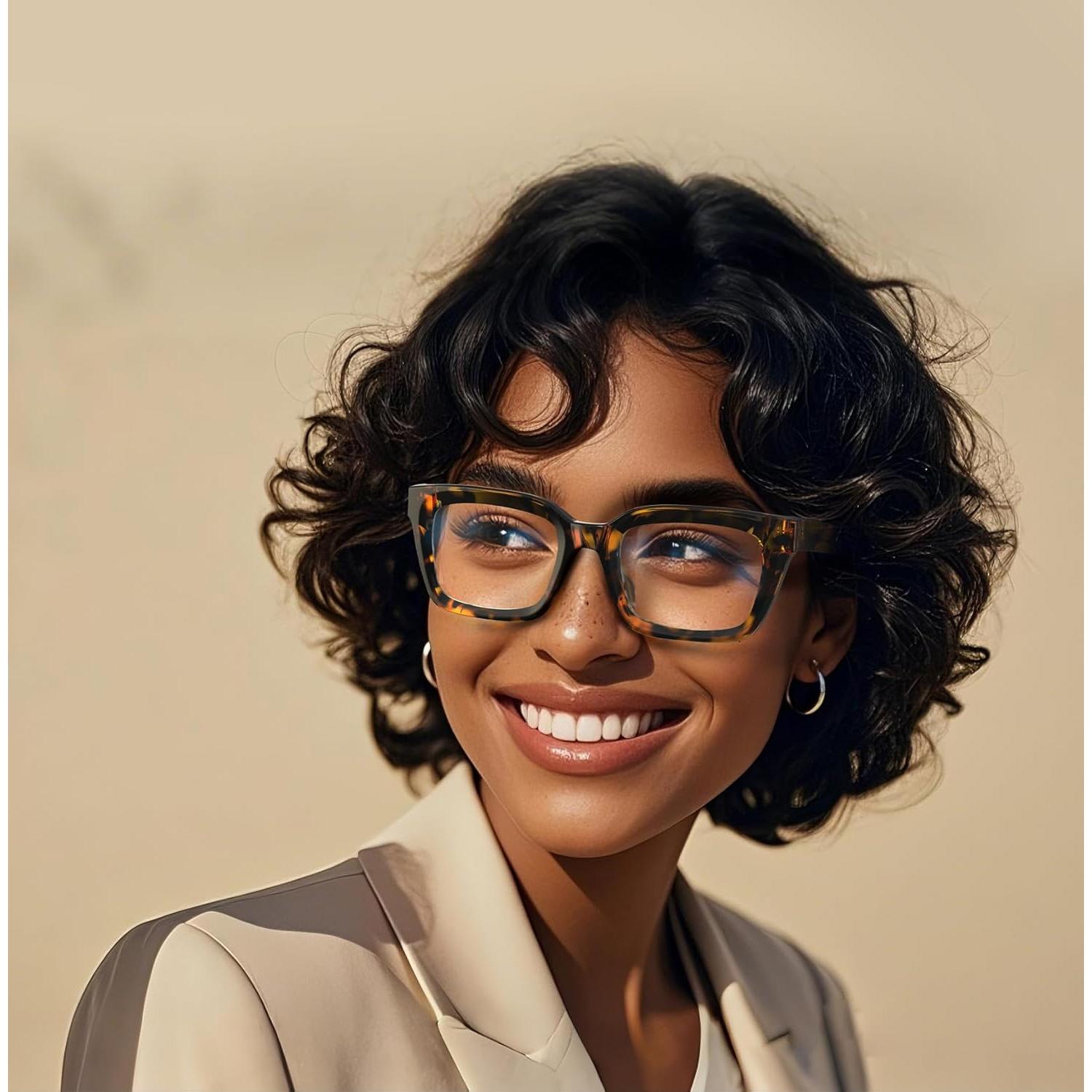 Gafas Bloqueo Luz Azul VISOONE Chunky Square Antirreflejo