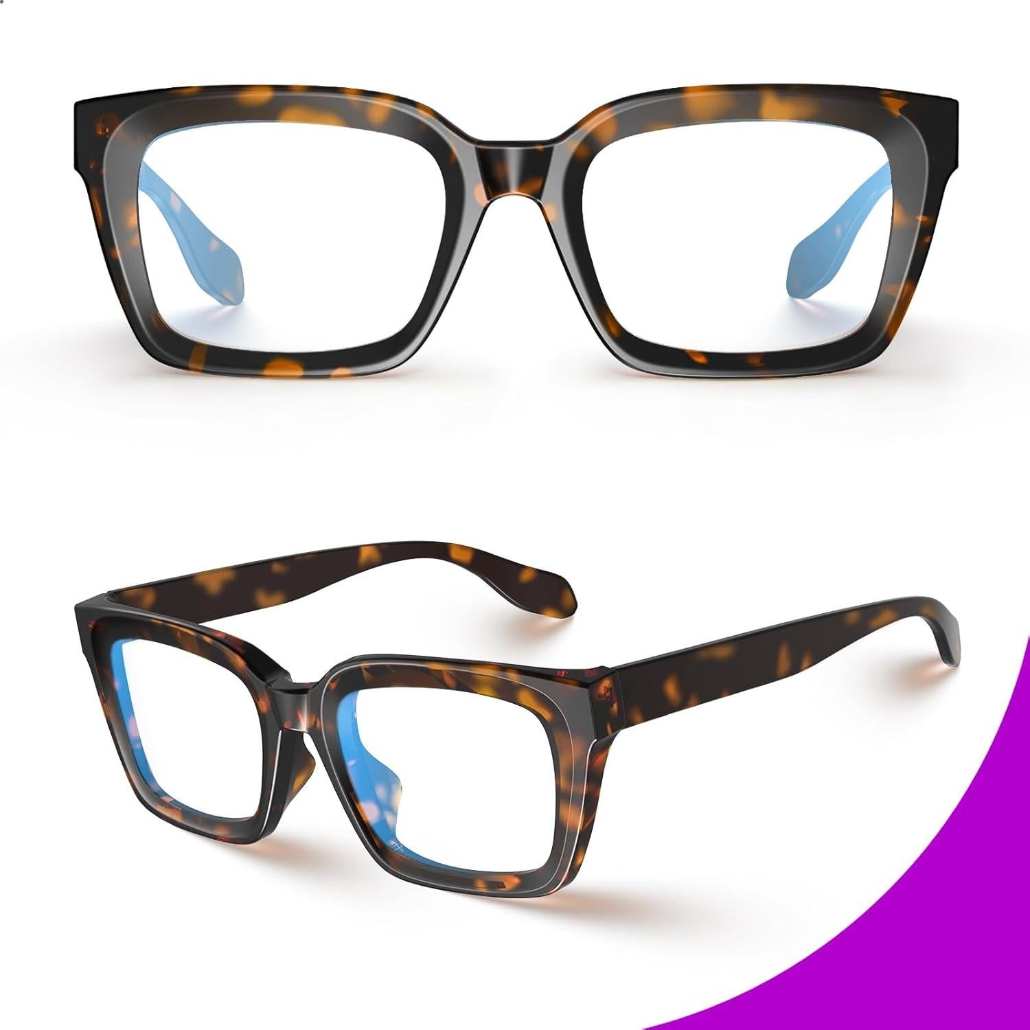 Gafas Bloqueo Luz Azul VISOONE Chunky Square Antirreflejo