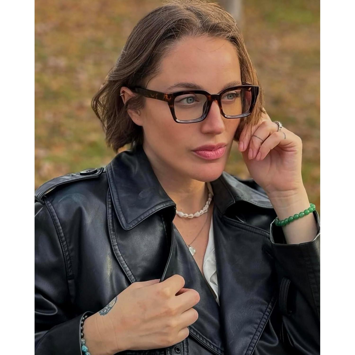 Gafas Bloqueo Luz Azul VISOONE Chunky Square Antirreflejo