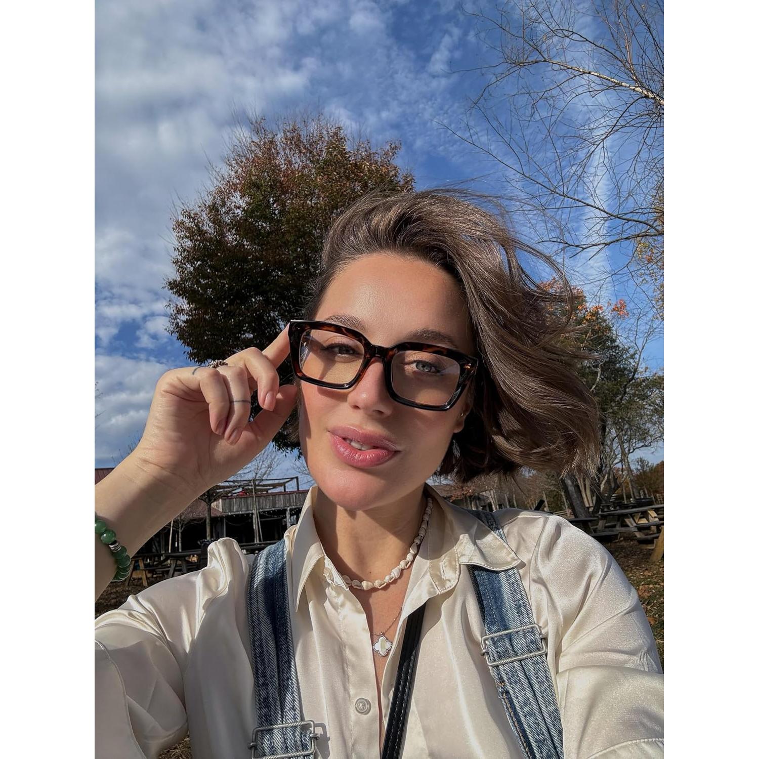 Gafas Bloqueo Luz Azul VISOONE Chunky Square Antirreflejo