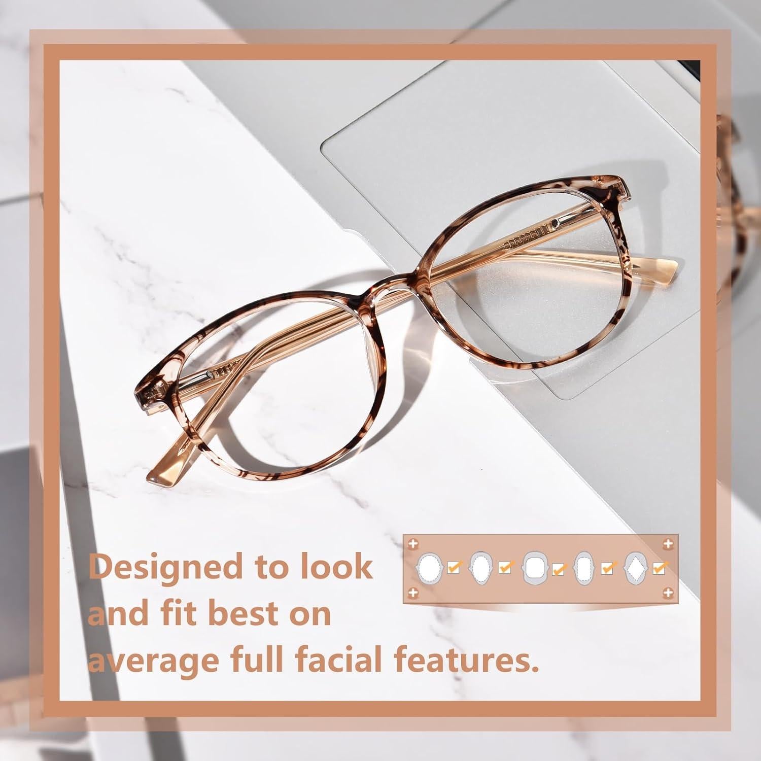 Gafas de Luz Azul OPTOFENDY para Mujeres TR90 Anti UV400