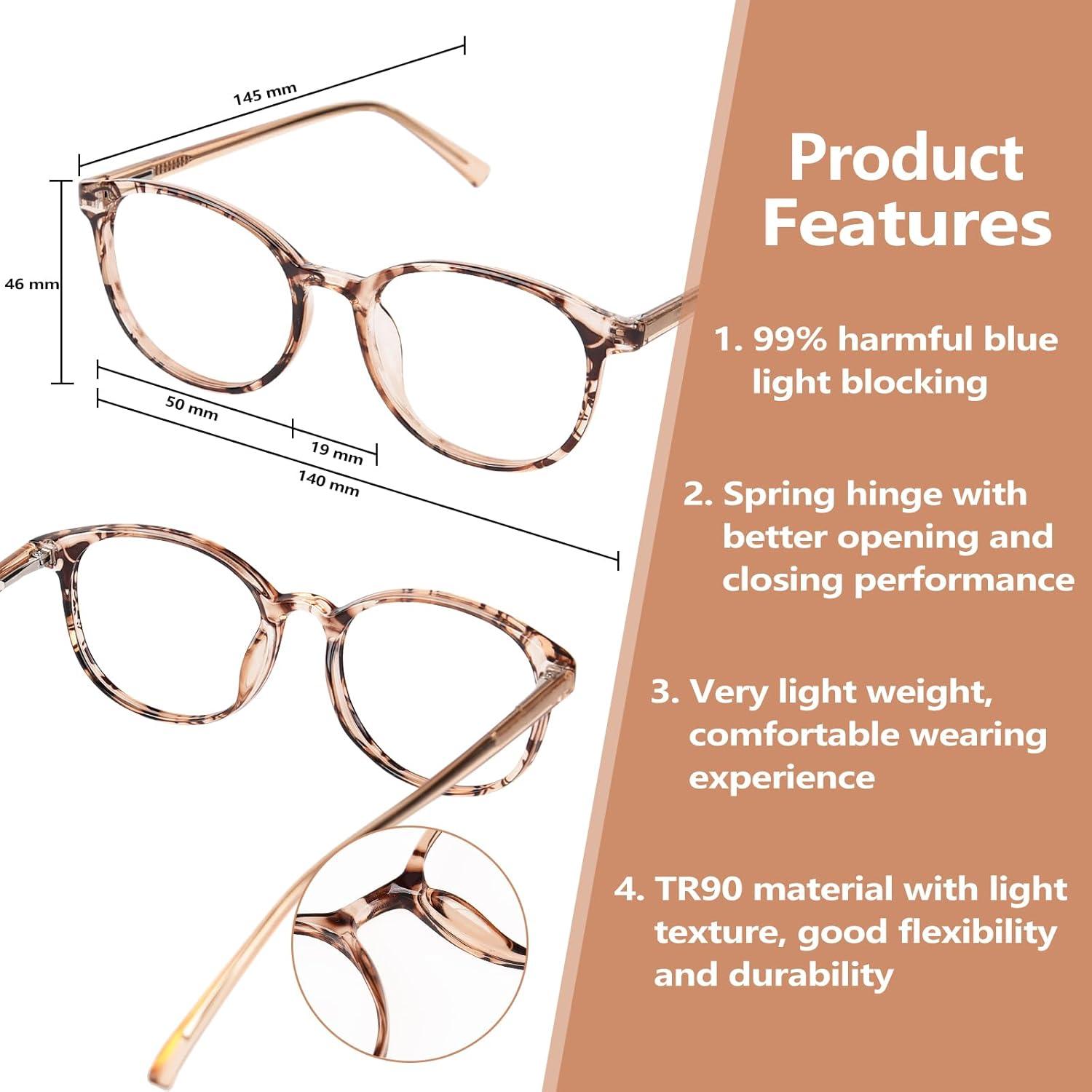 Gafas de Luz Azul OPTOFENDY para Mujeres TR90 Anti UV400