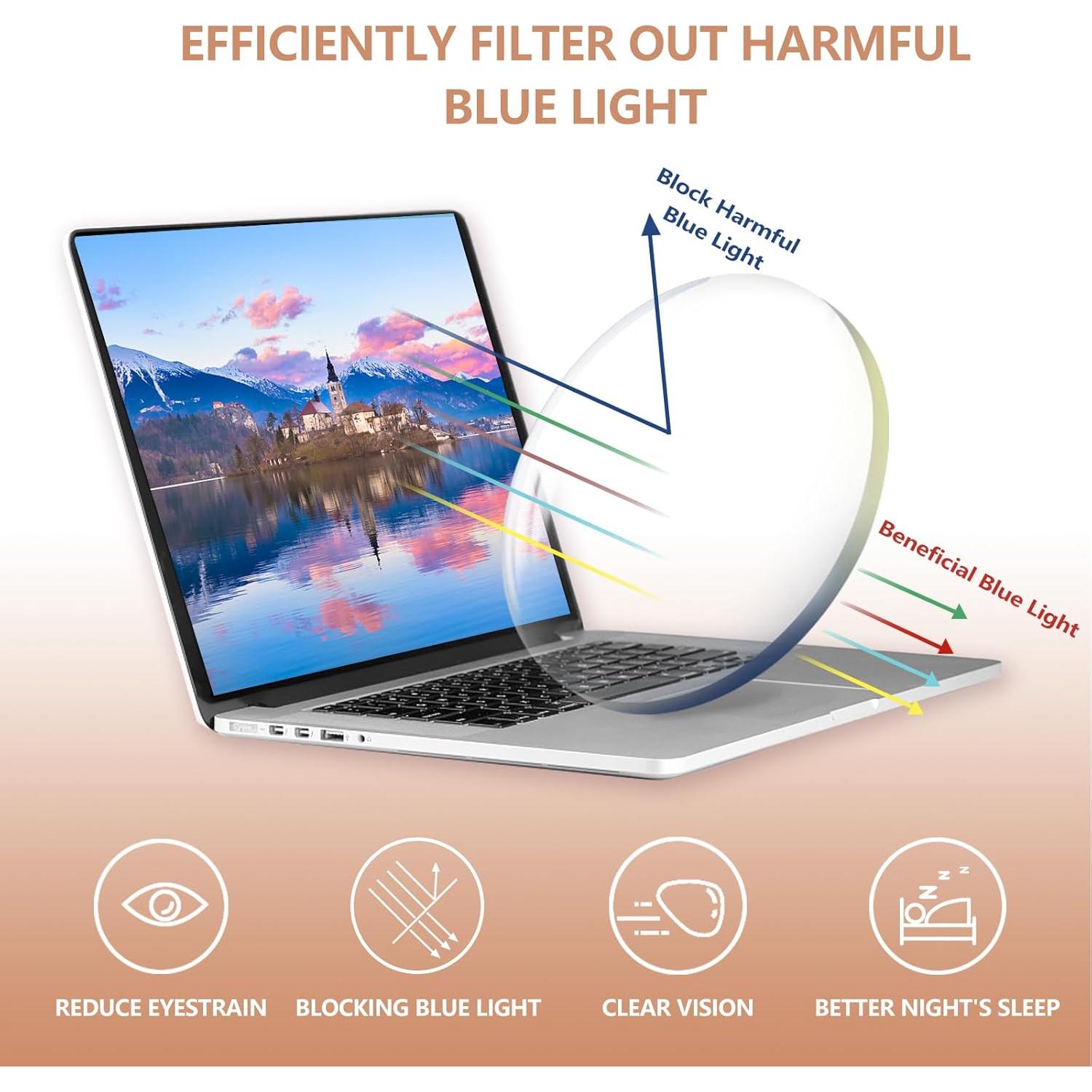 Gafas de Luz Azul OPTOFENDY para Mujeres TR90 Anti UV400