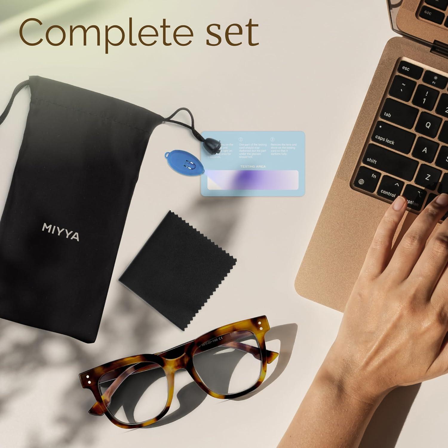 Gafas de Luz Azul Miyya para Mujeres - Montura Chunky UV400