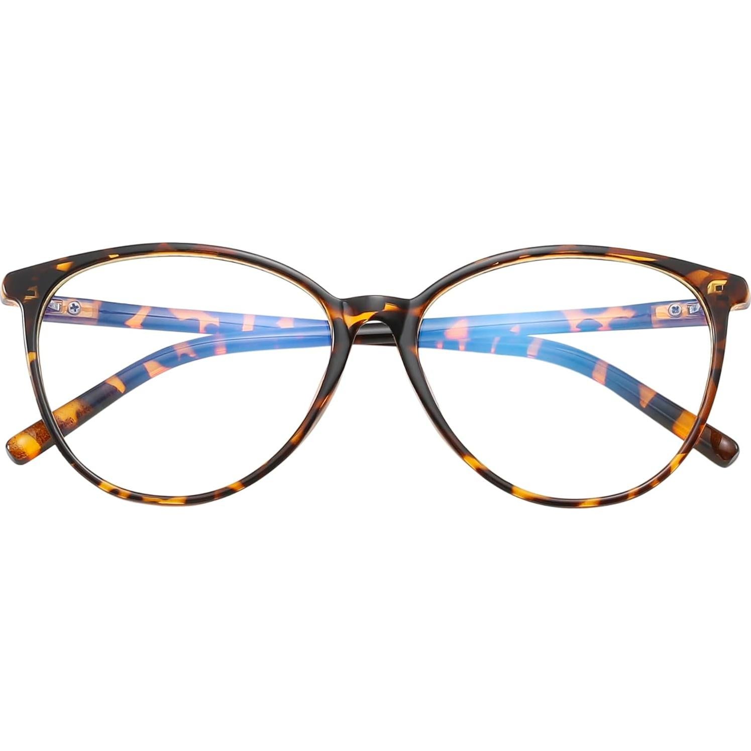 Gafas de Bloqueo de Luz Azul VIPBEST Ojo de Gato Marrón Demi