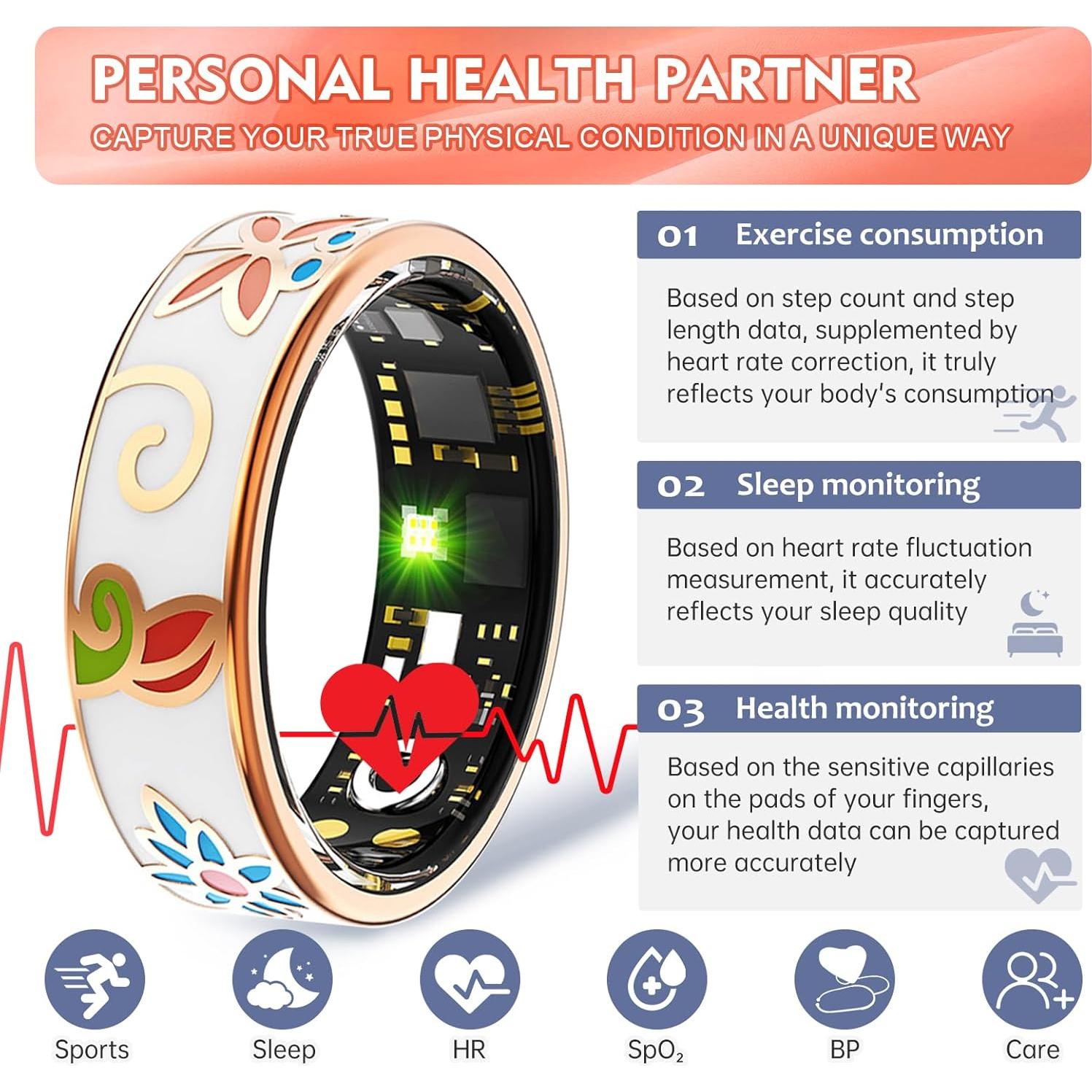 Anillo Inteligente Kuxlagz #10 para Salud y Fitness