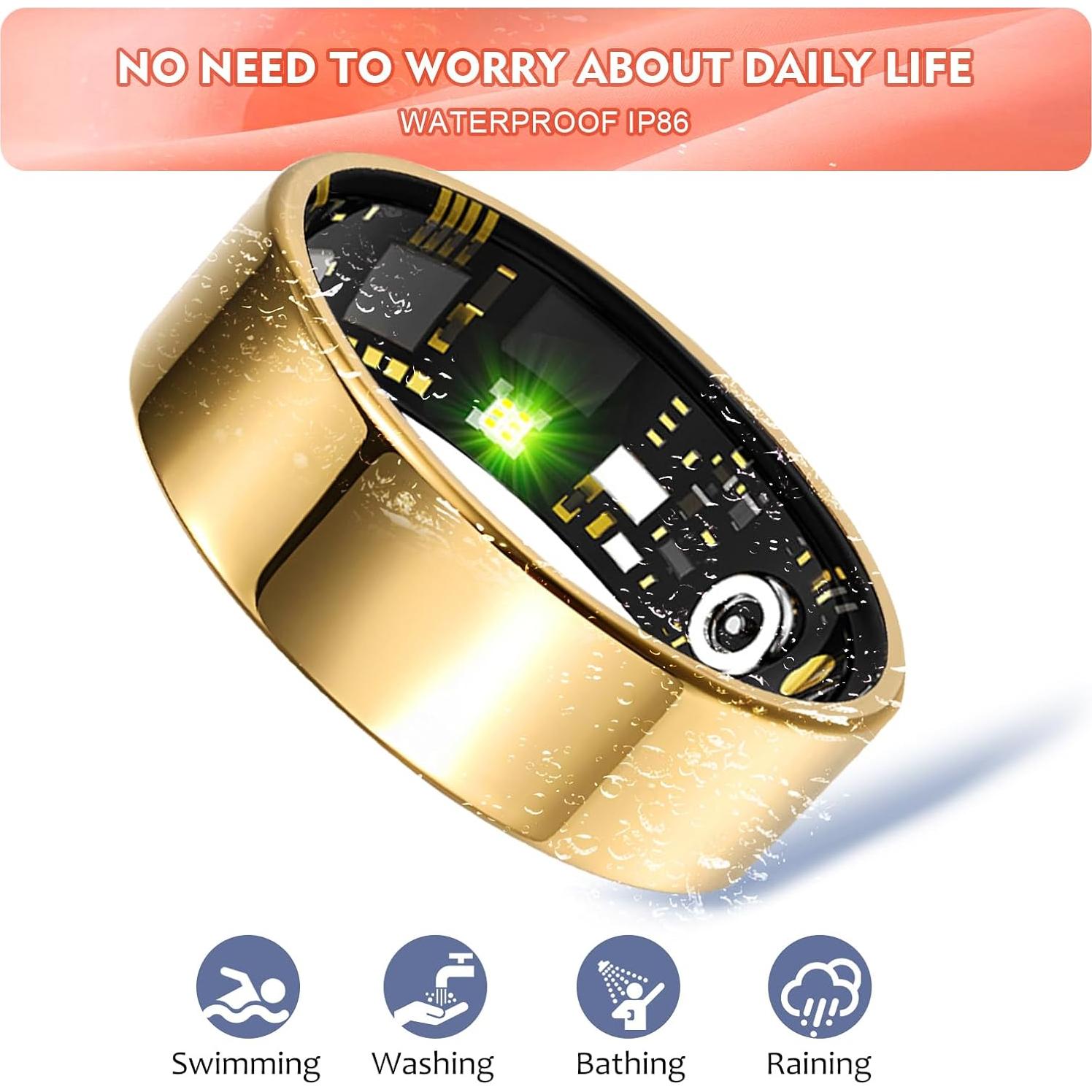 Anillo Inteligente Kuxlagz #10 para Salud y Fitness