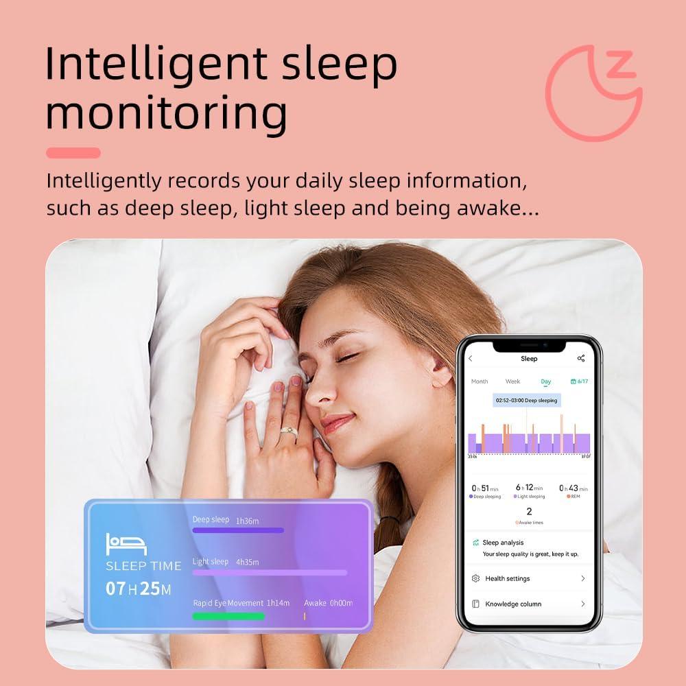 Anillo Inteligente Yideotmz R8 Oro Rosa Monitoreo Fitness