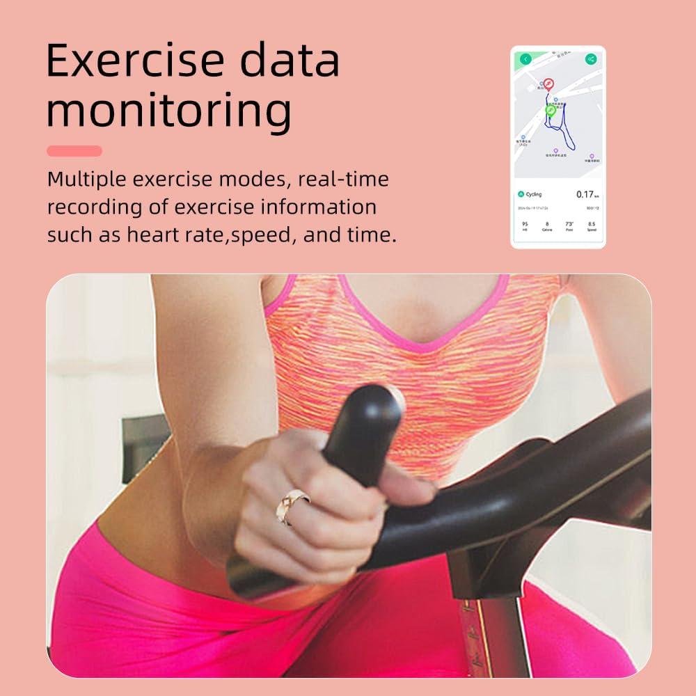 Anillo Inteligente Yideotmz R8 Oro Rosa Monitoreo Fitness