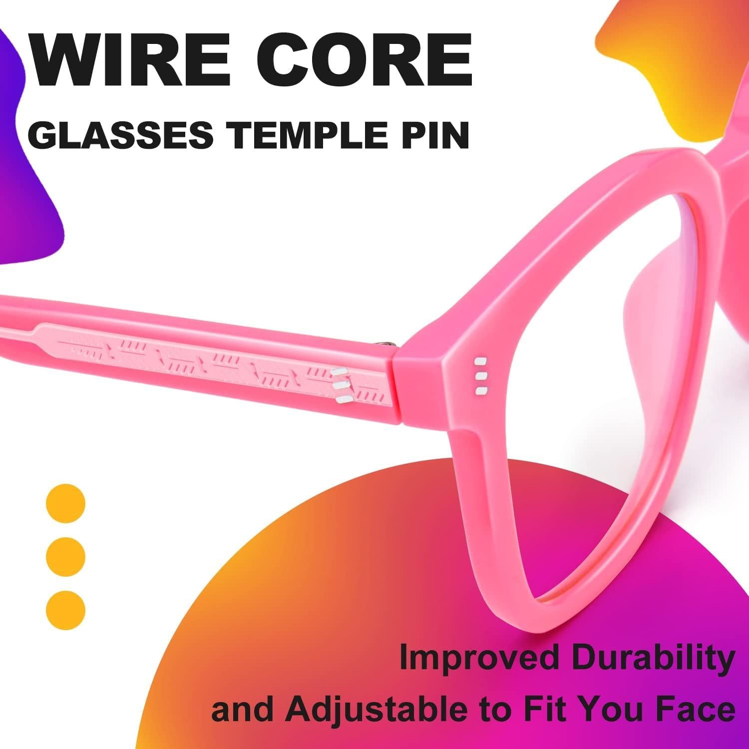 Gafas Bloqueadoras de Luz Azul VISOONE Noe Rosa Claro Sin Prescripción