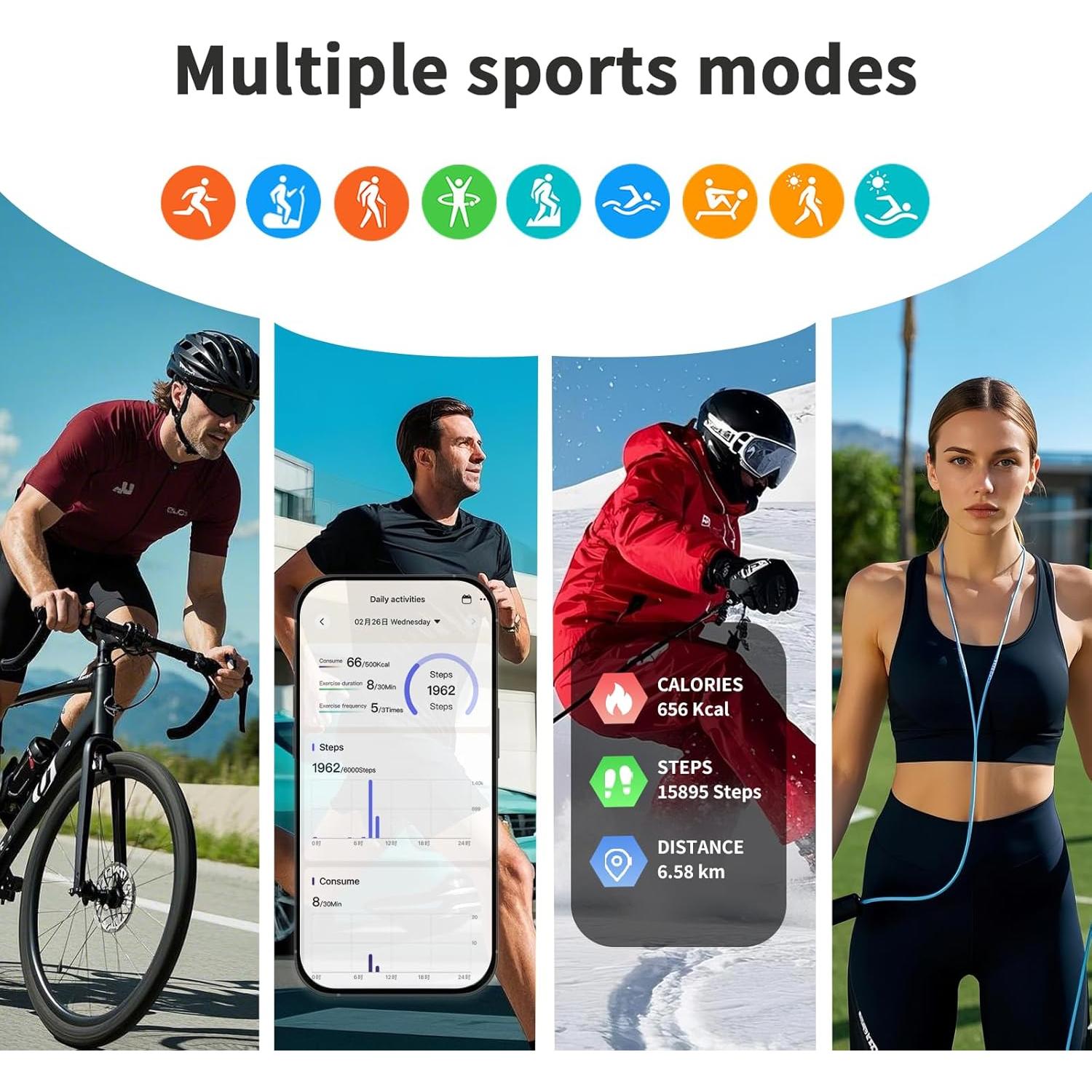 Anillo Inteligente Romilia para Salud y Fitness, Monitoreo Cardíaco y Sueño, IP68