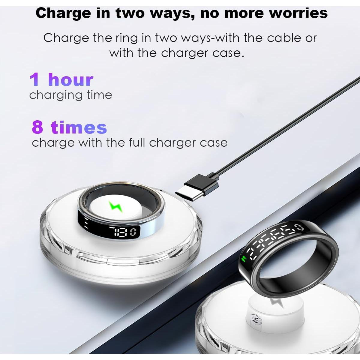 Anillo Inteligente de Salud Oro SY01 - Monitoreo Fitness IP68