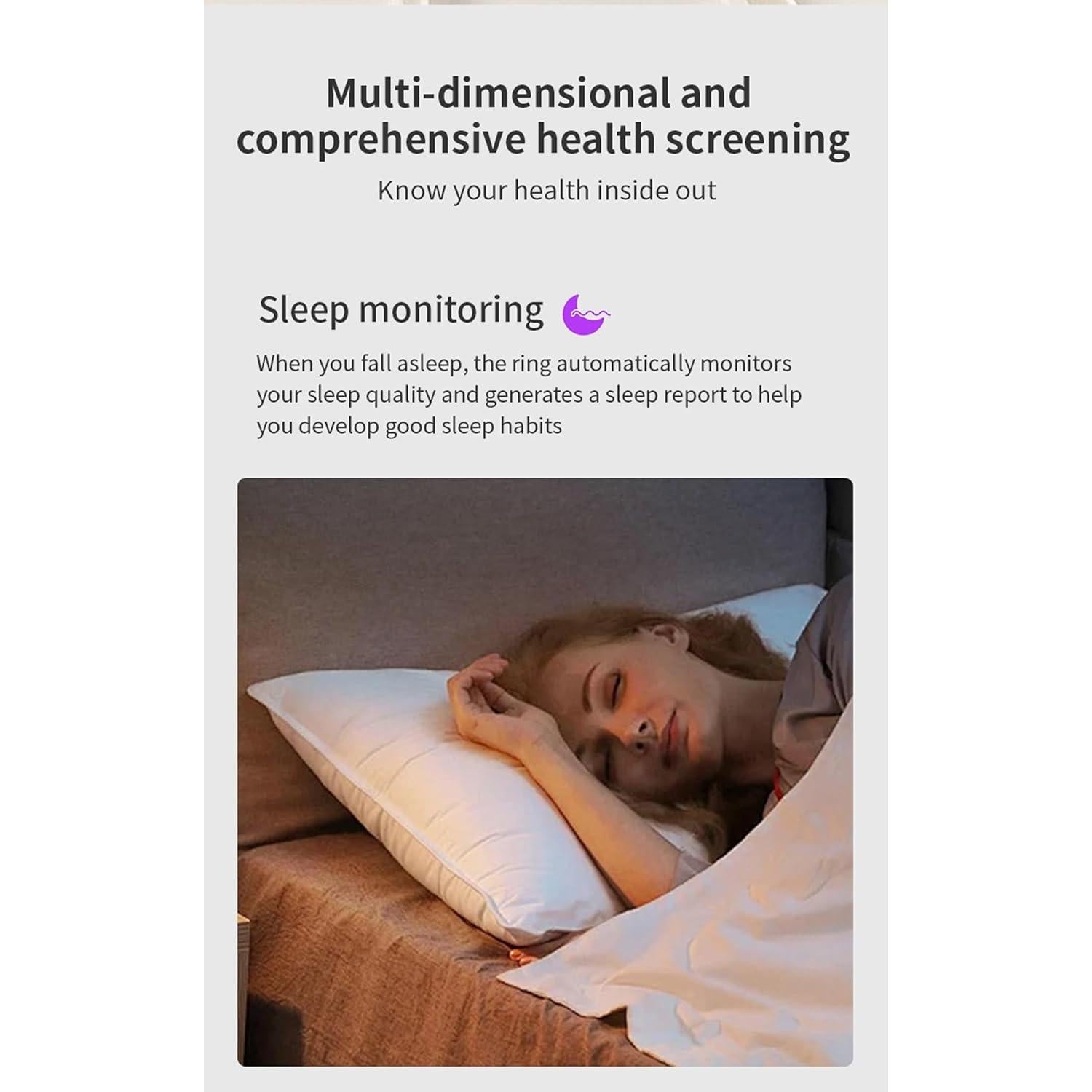 Anillo Inteligente Horawaii Dorado #9 con Monitoreo de Salud