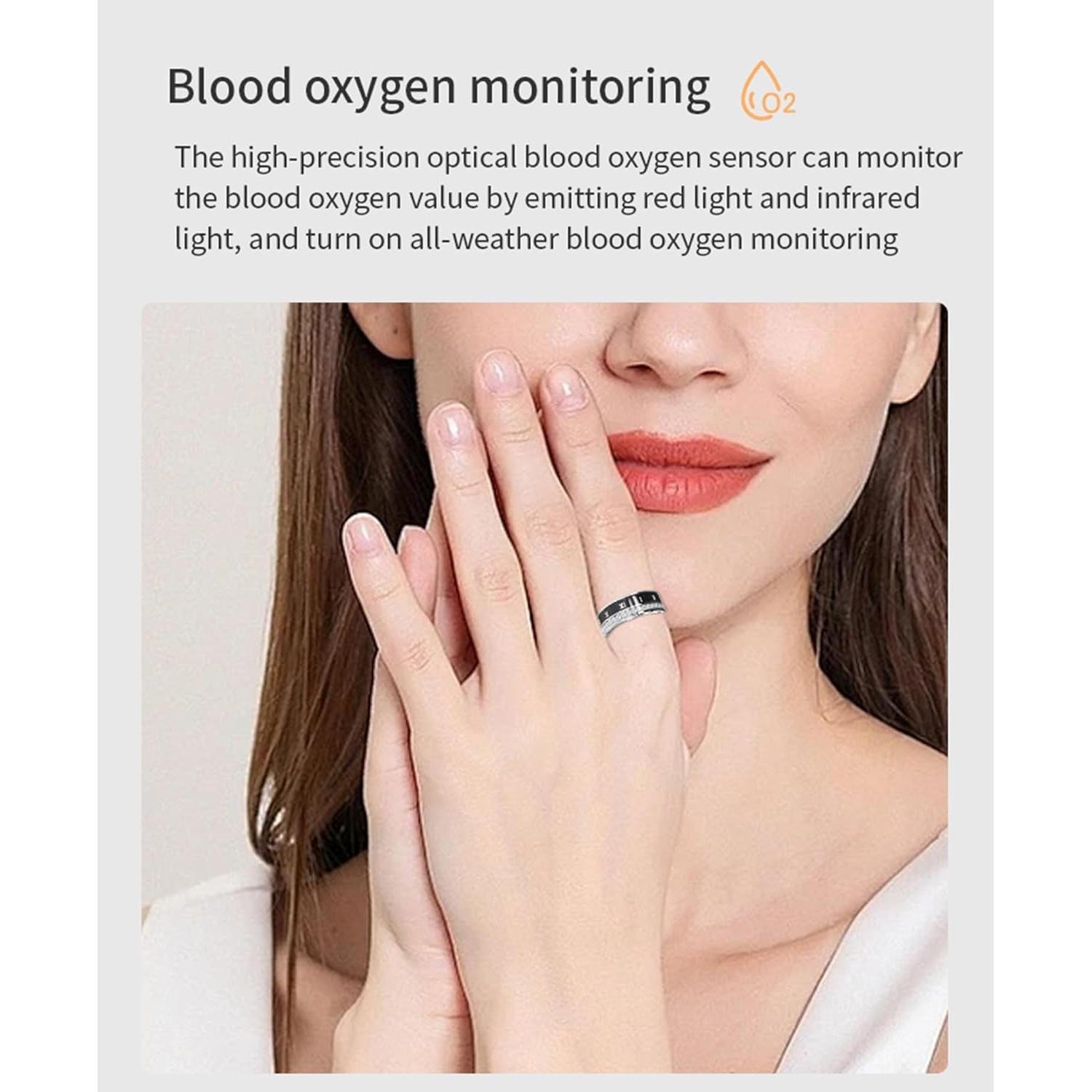 Anillo Inteligente Horawaii Dorado #9 con Monitoreo de Salud