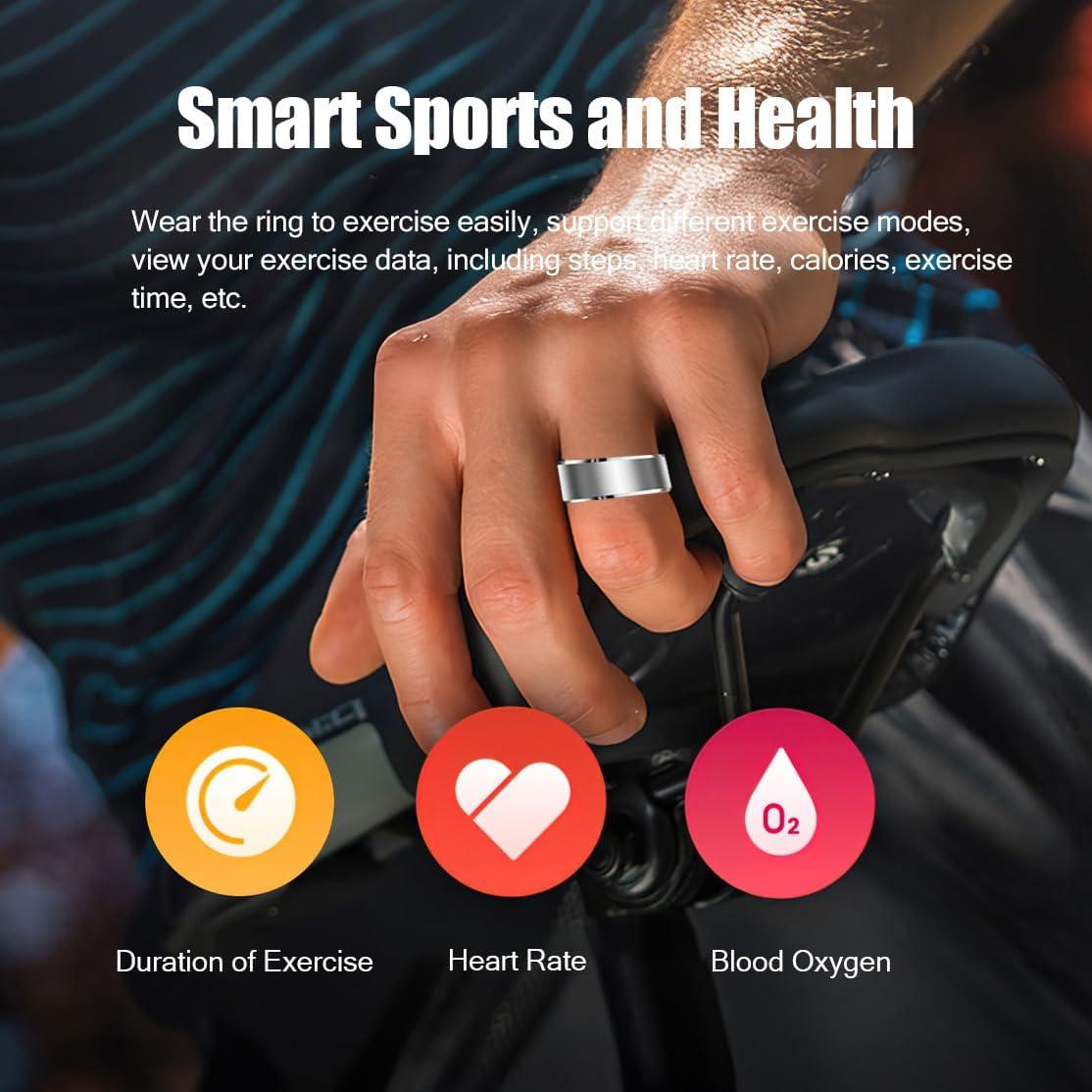 Anillo Inteligente Qjijolz R5 para Monitoreo de Salud IP68