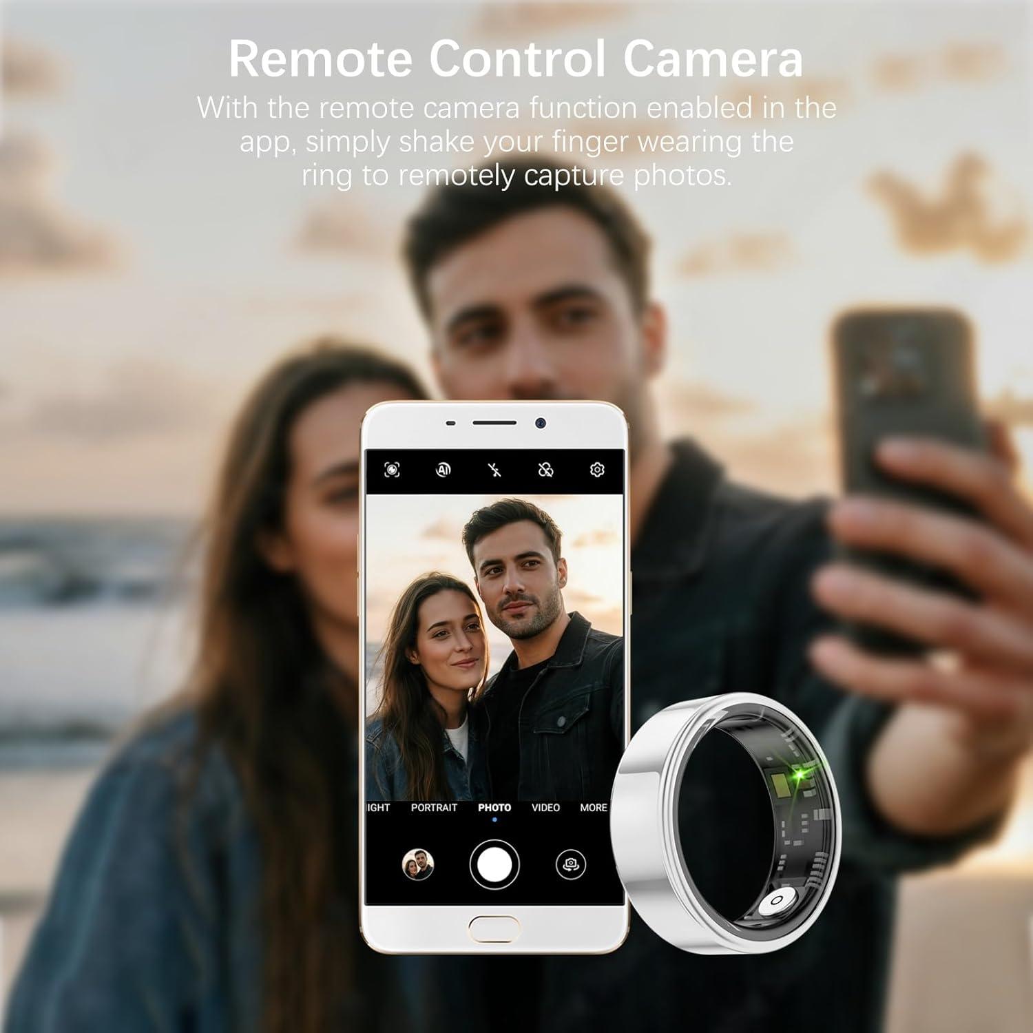 Anillo Inteligente Duobuy para Salud y Fitness - Monitoreo Cardíaco, Sueño y Actividad