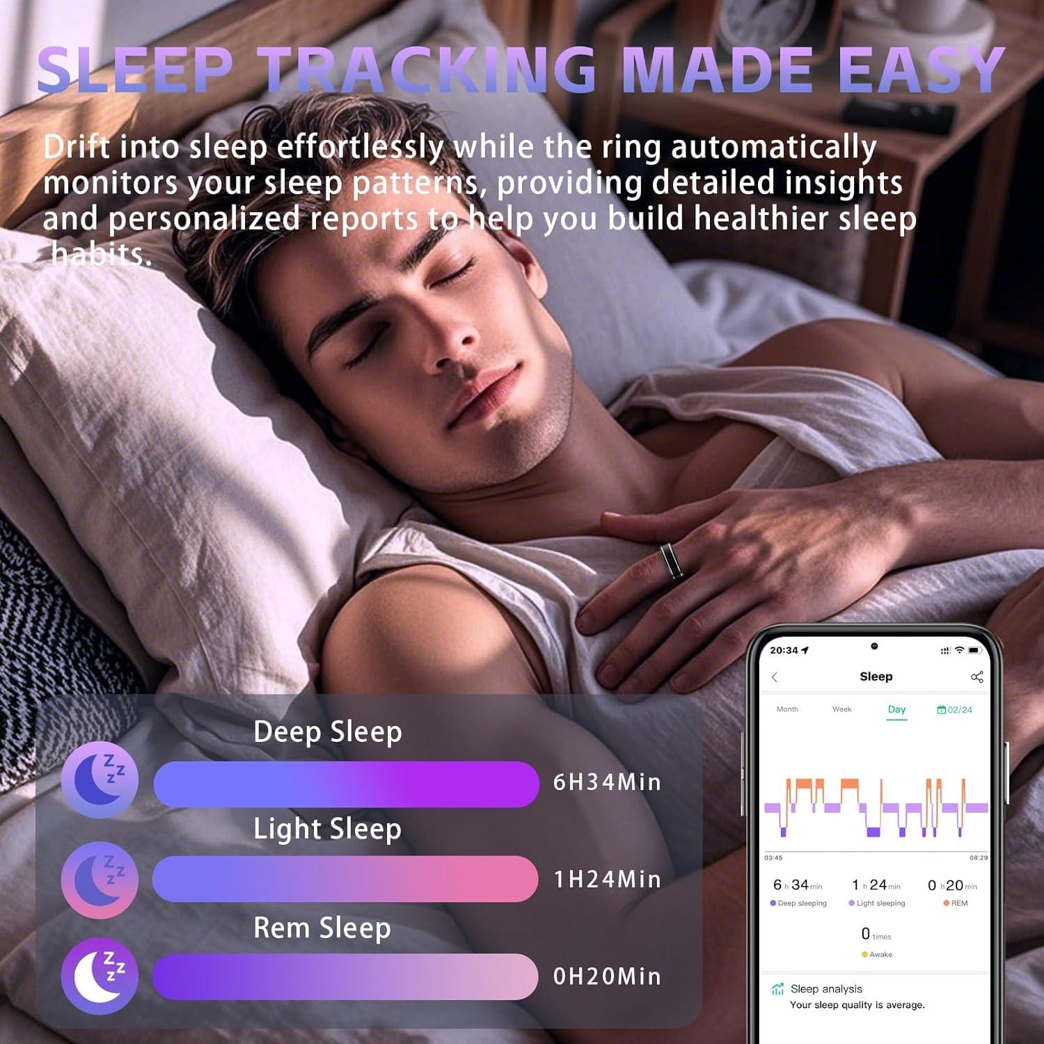 Anillo Inteligente Anarow para Fitness y Salud - Monitoreo 24/7