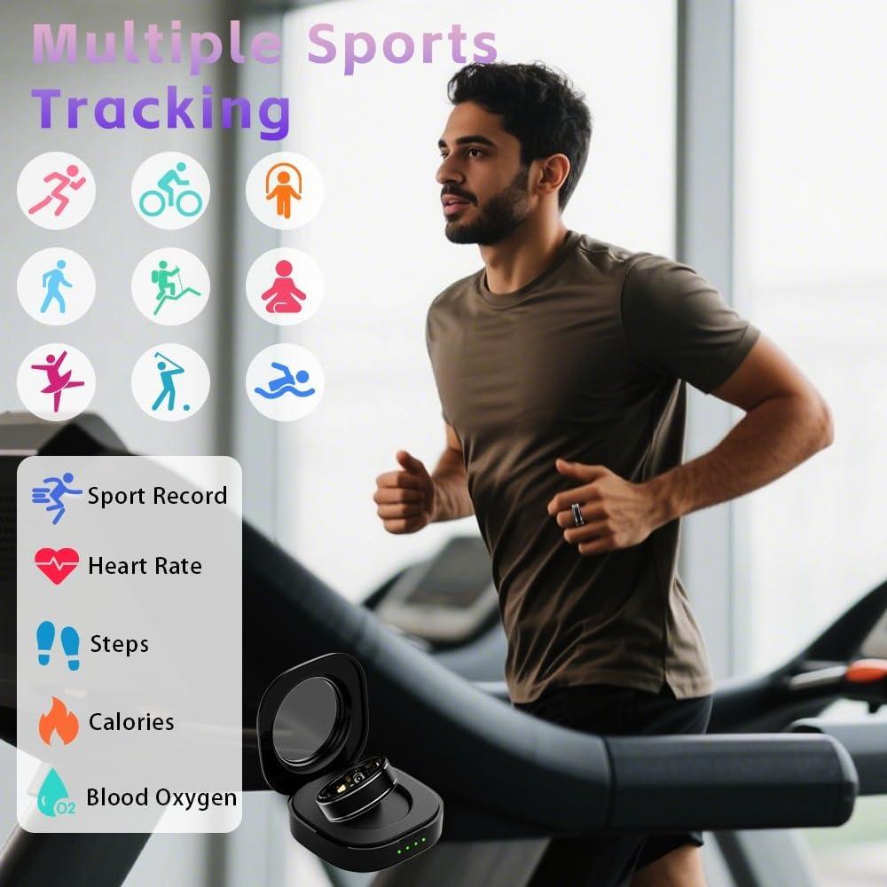 Anillo inteligente Anarow para hombres - Monitoreo de salud 5ATM