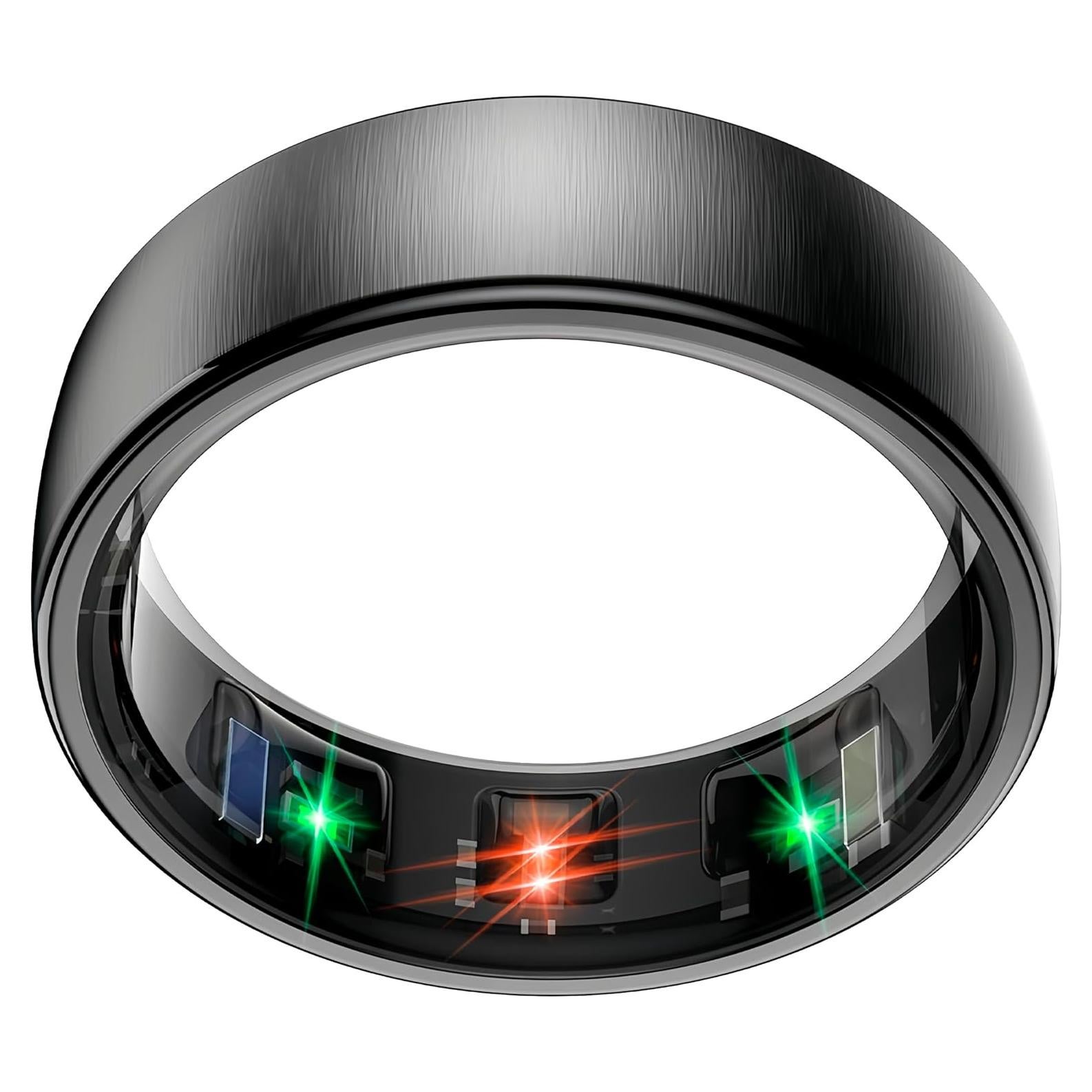 Anillo Inteligente EOGBM Salud y Sueño Negro Talla 11