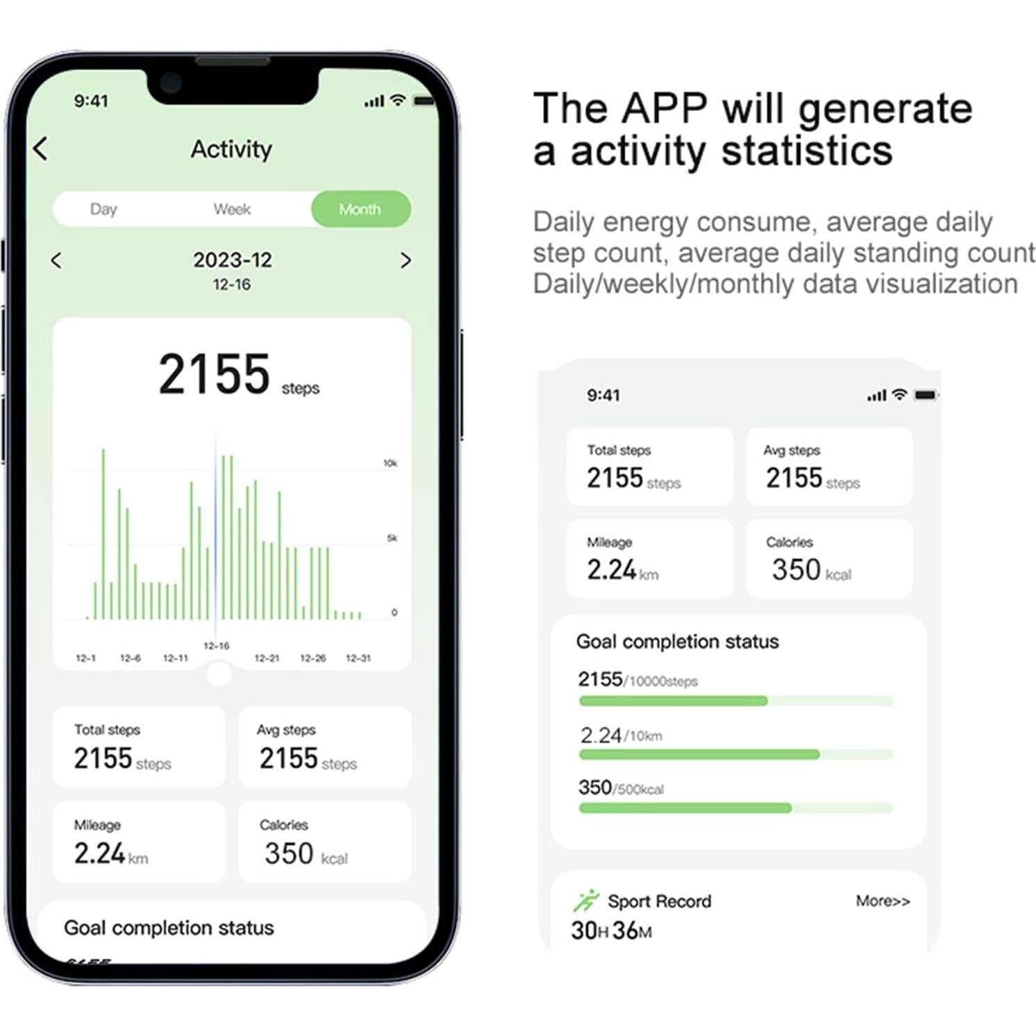 Anillo Inteligente JHYLJSH 2024 Salud IP68 Oro Rosa 56.9mm