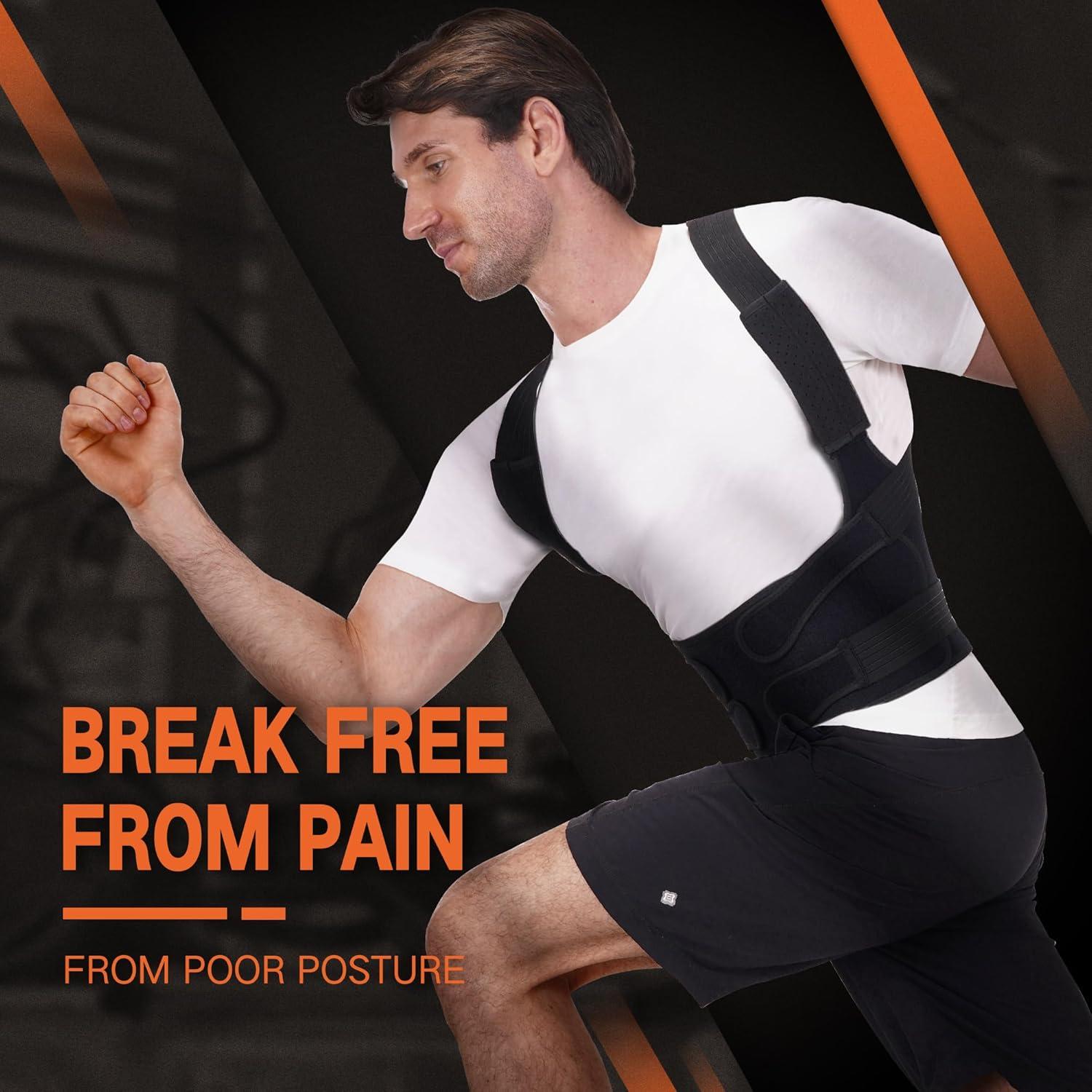 Corrector de Postura PANUSU Ajustable para Espalda Grande