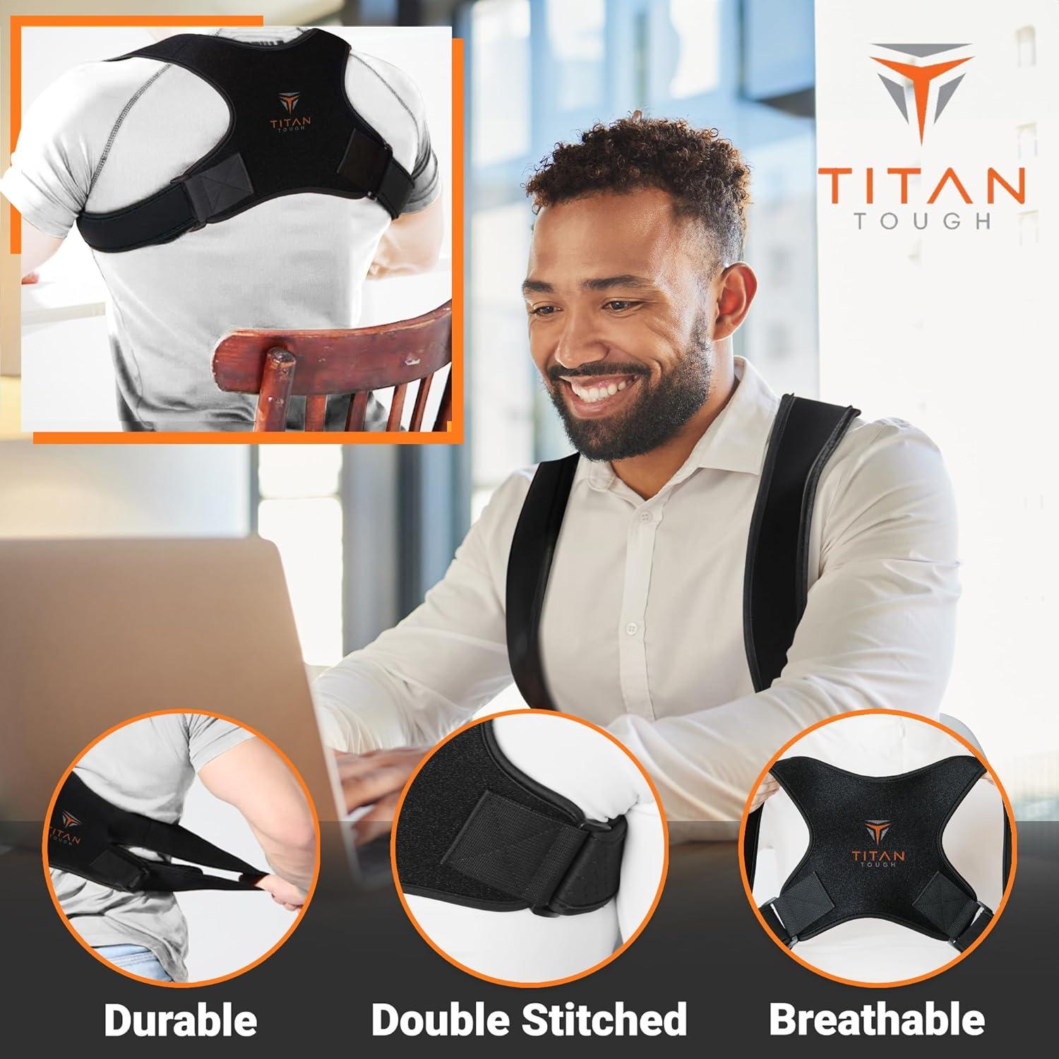 Faja Correctora de Postura Titan Tough Ajustable L-XXL