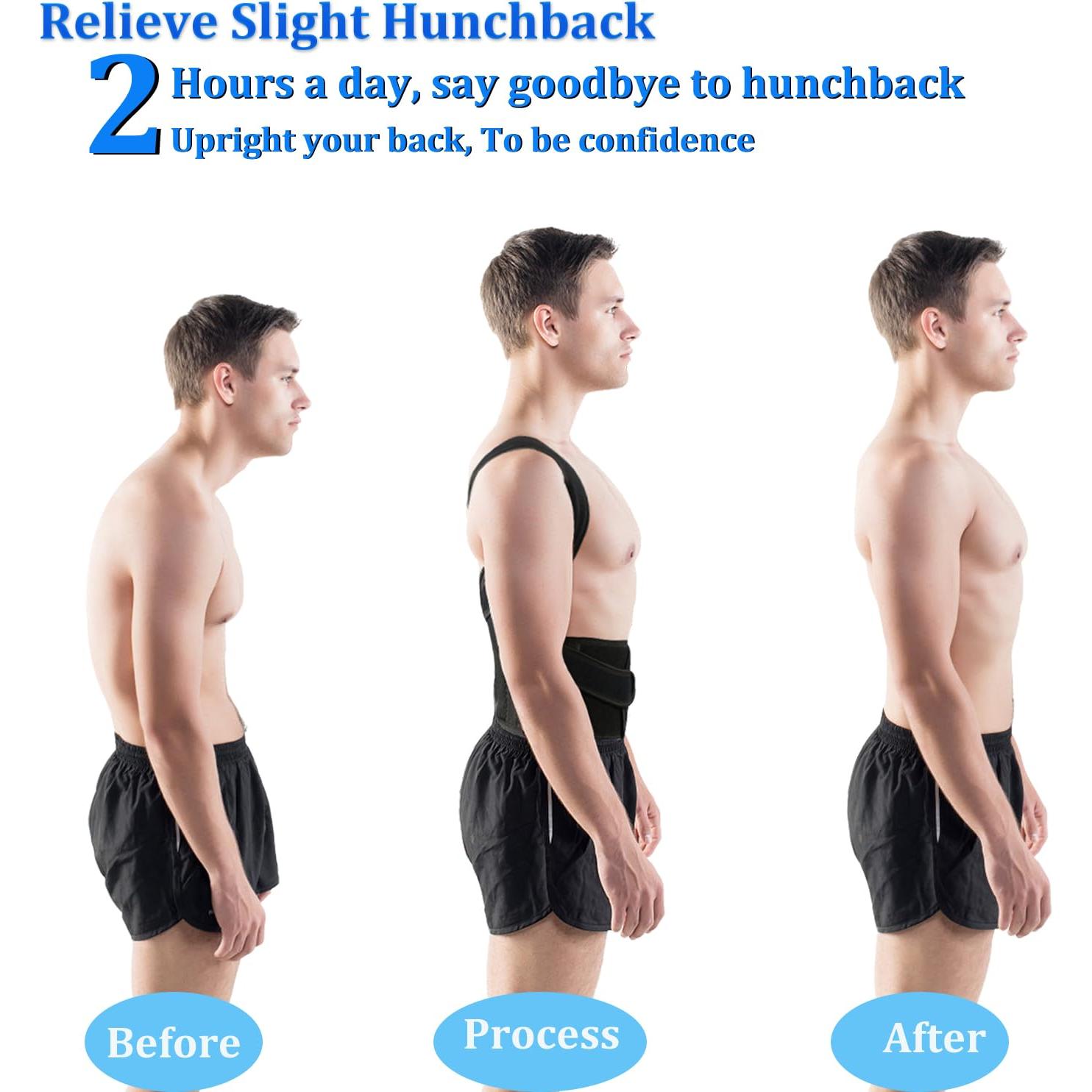 Corrector de Postura PAZAPO Faja de Espalda Grande 84-94 cm