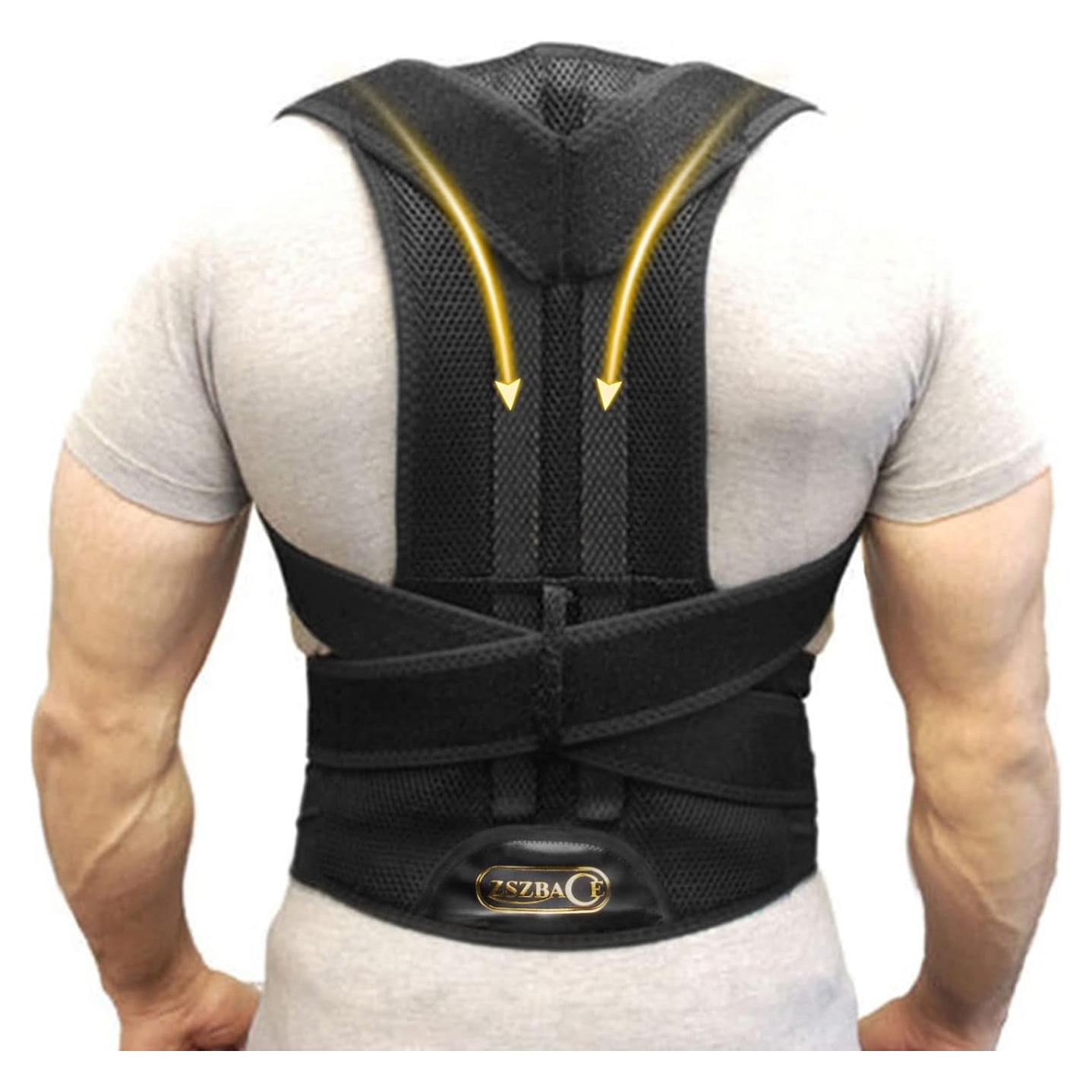 Corrector de Postura ZSZBACE Ajustable para Espalda - Alivio Dolor