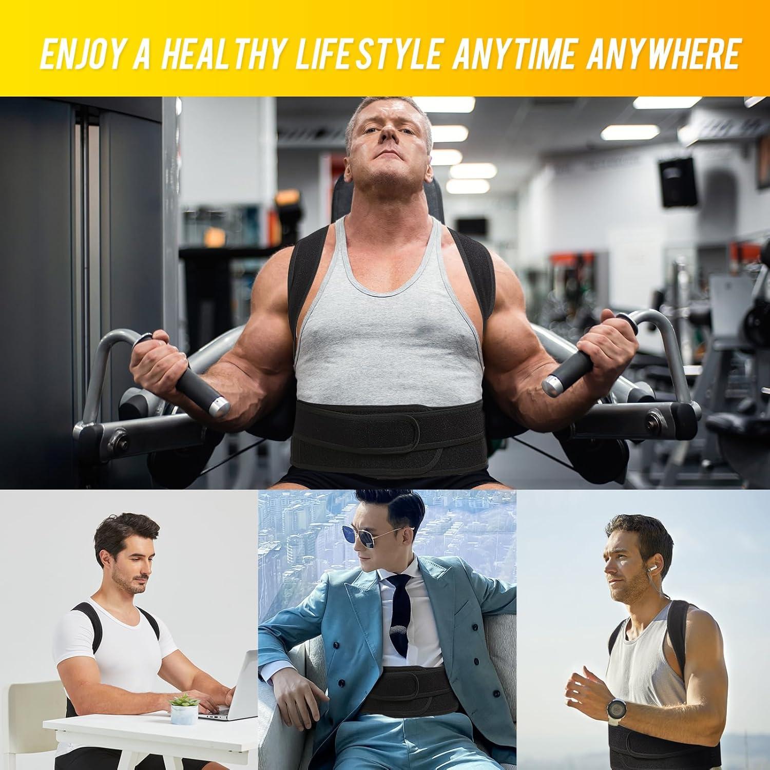 Corrector de Postura ZSZBACE Ajustable para Espalda - Alivio Dolor