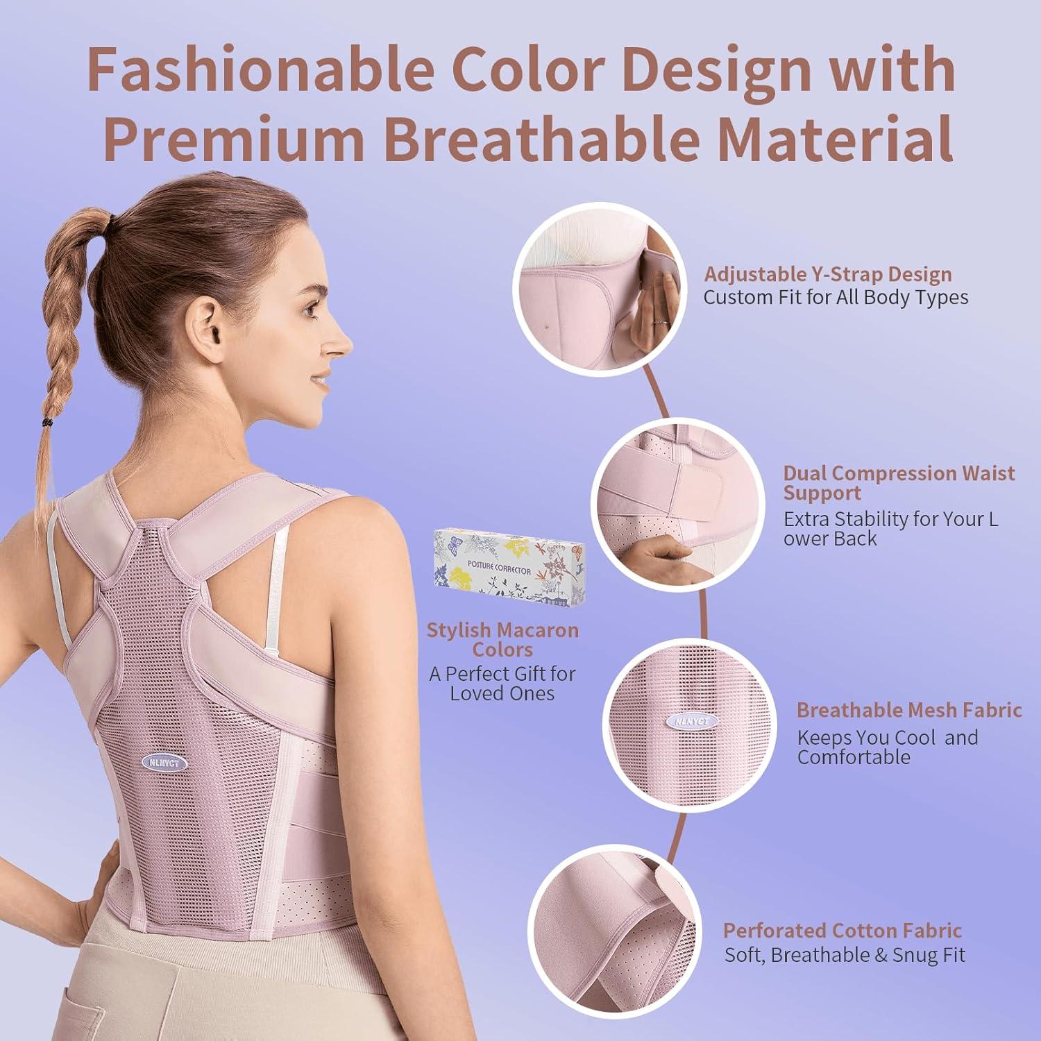 Corrector de Postura Faja Espalda NLNYCT Talla M Ajustable