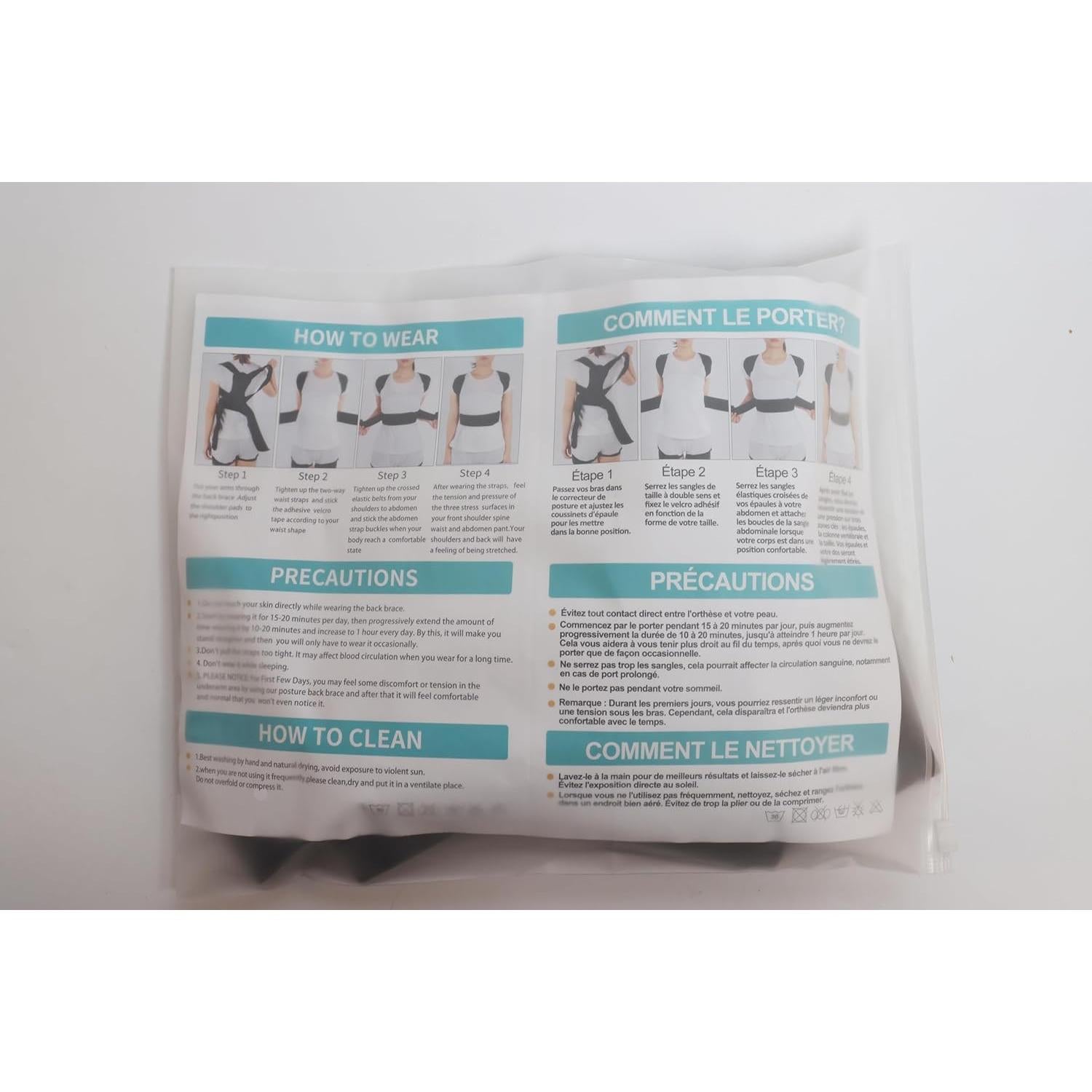 Corrector de Postura Mercase Grande para Hombres y Mujeres