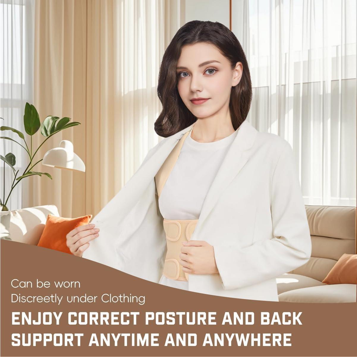 Corrector de Postura Ergonómico BLACKYEW Beige Mediano