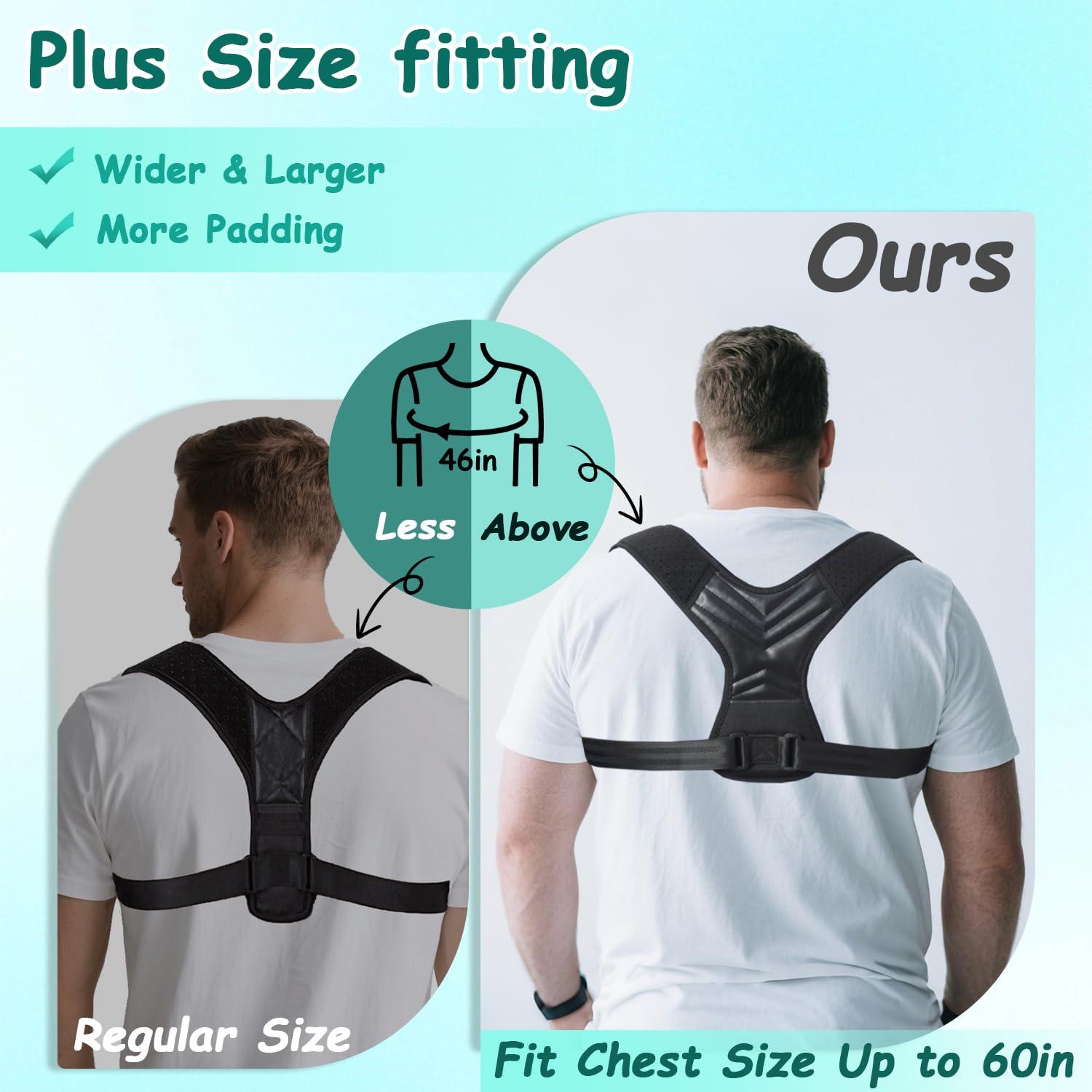 Faja Correctora de Postura King Mills Talla Grande XL a XXXL