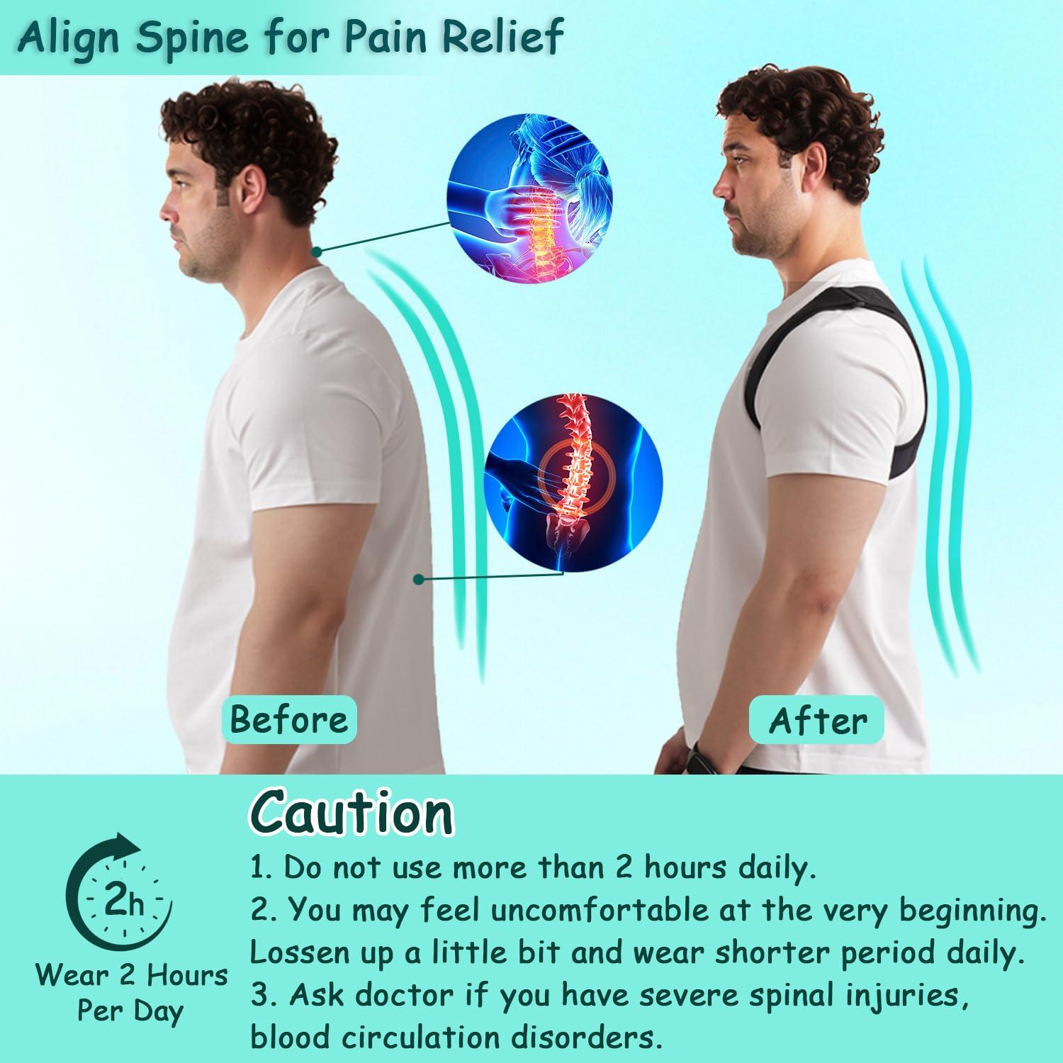 Faja Correctora de Postura King Mills Talla Grande XL a XXXL