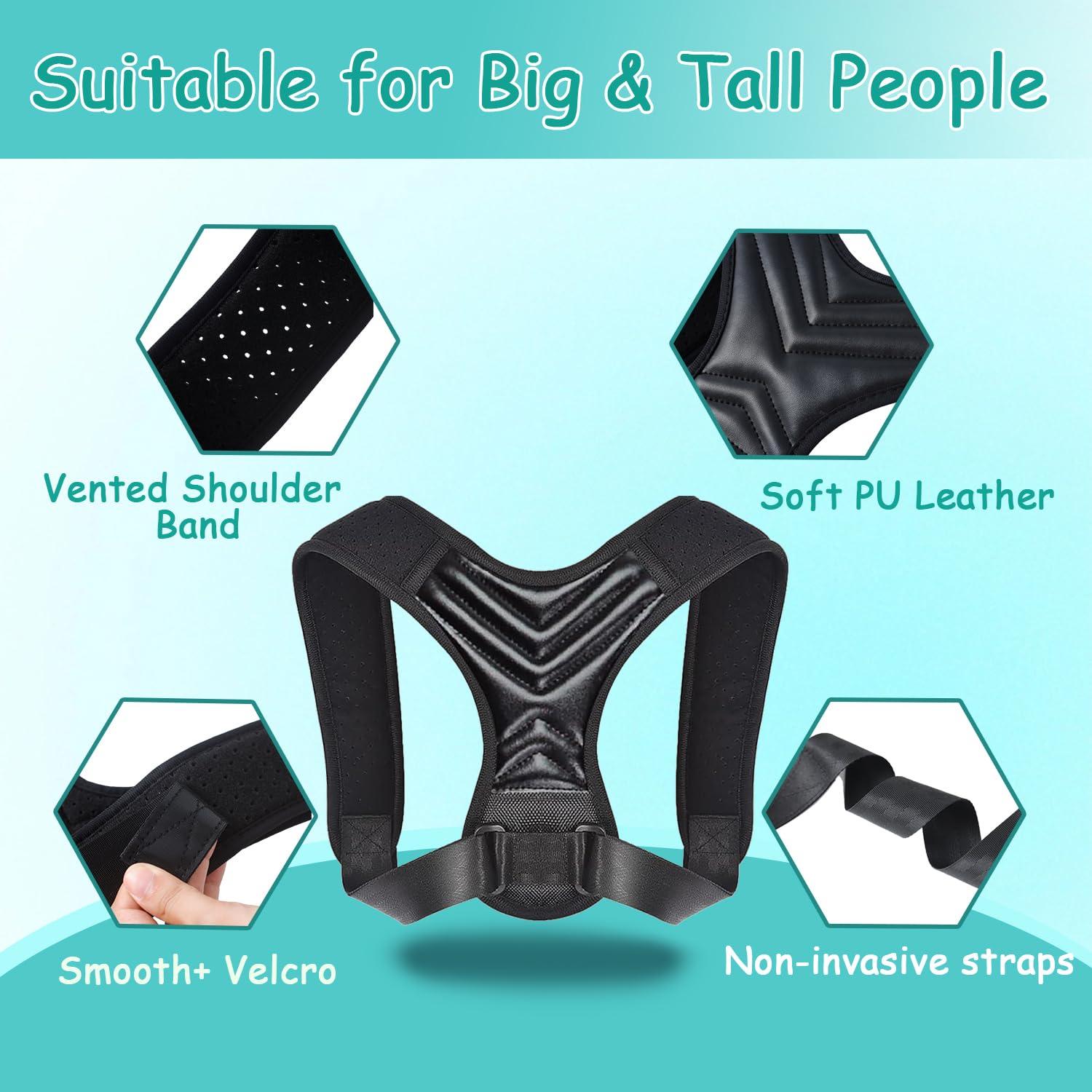 Faja Correctora de Postura King Mills Talla Grande XL a XXXL