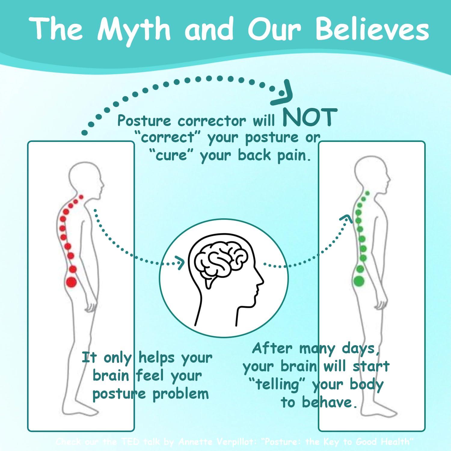 Faja Correctora de Postura King Mills Talla Grande XL a XXXL