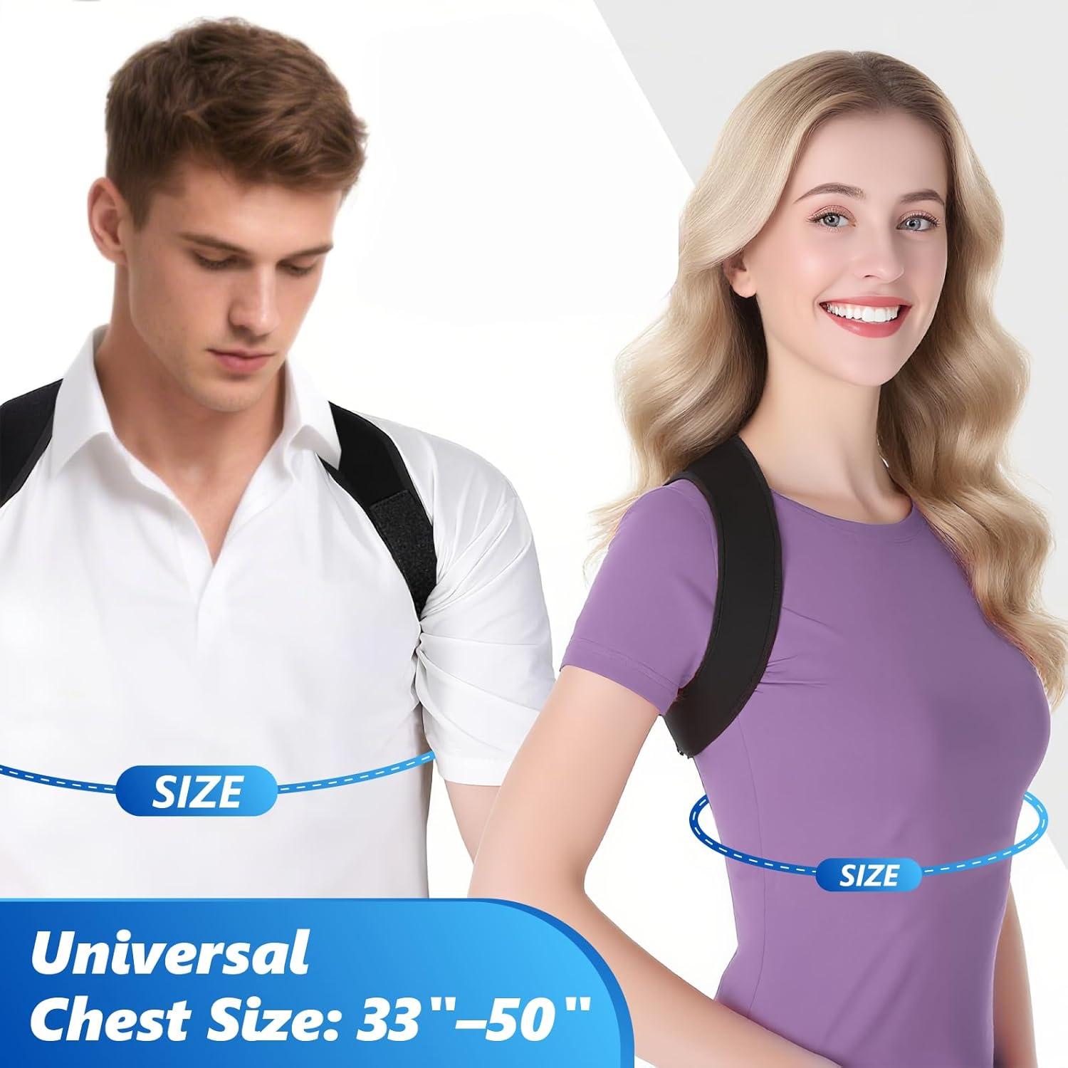 Corrector de Postura Ajustable OBIWEX007 para Hombres y Mujeres